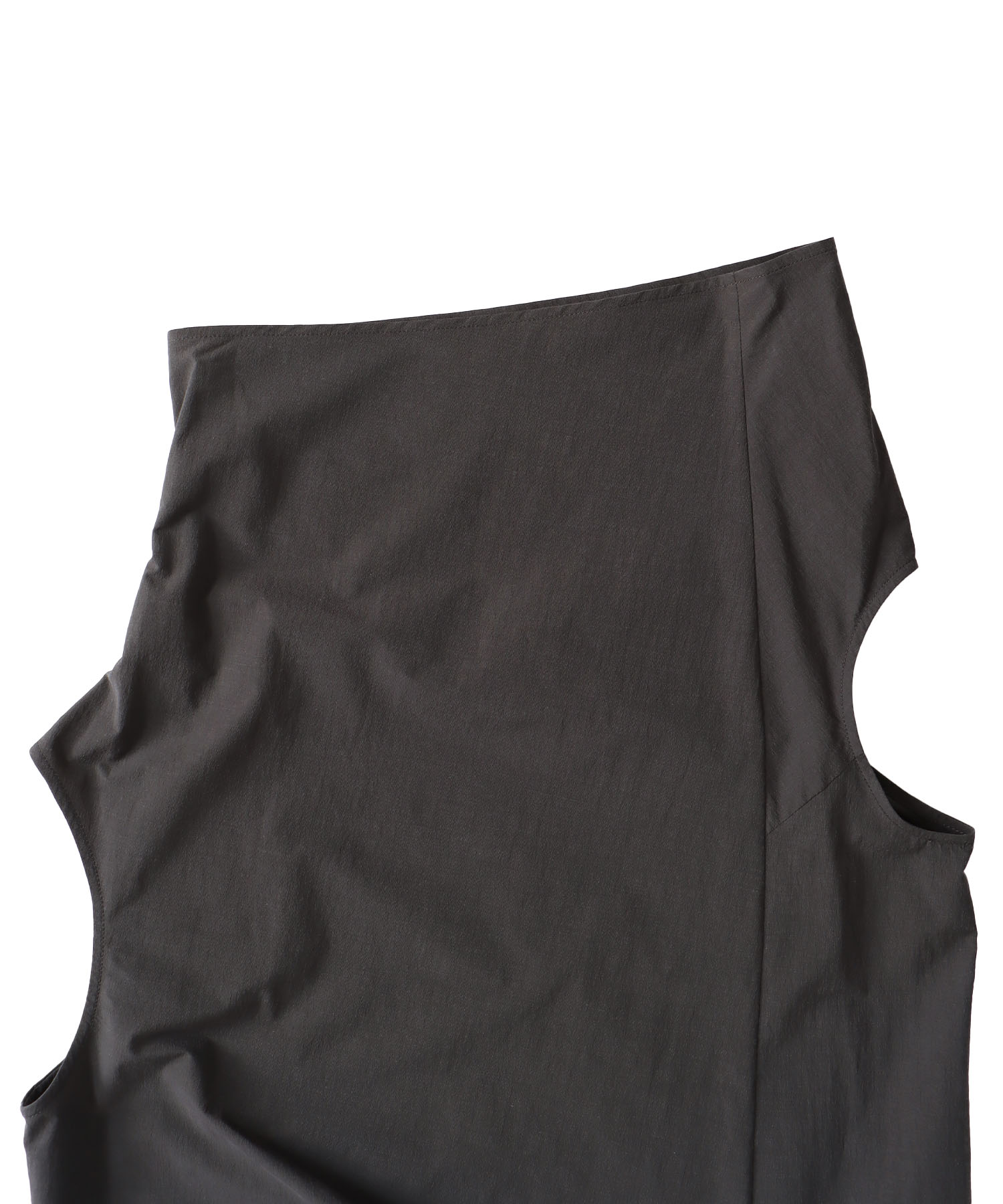 asymmetric big collar pullover
