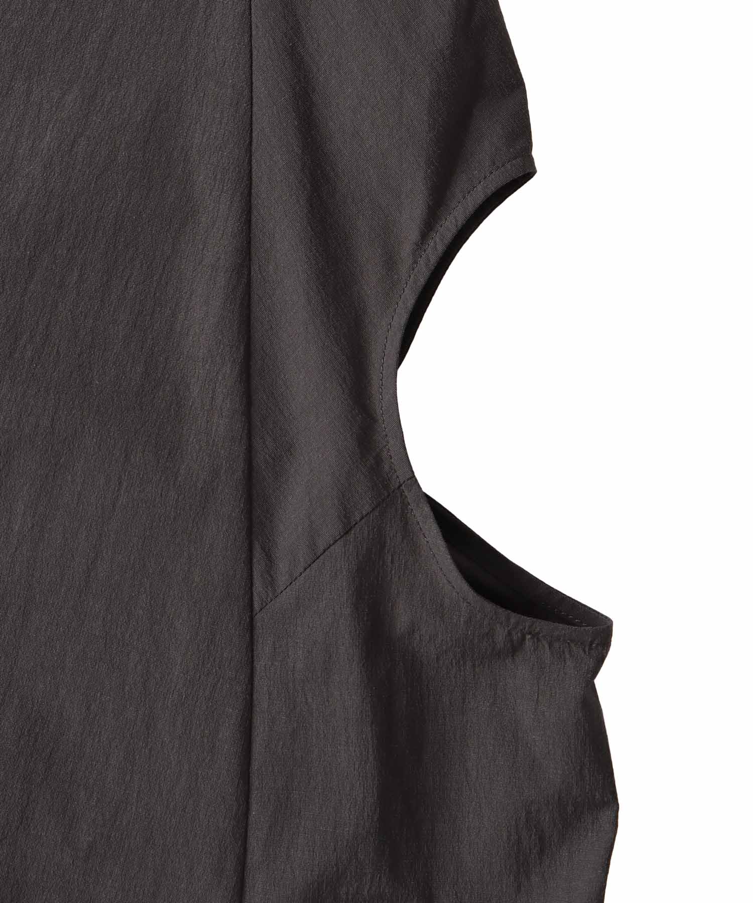 asymmetric big collar pullover