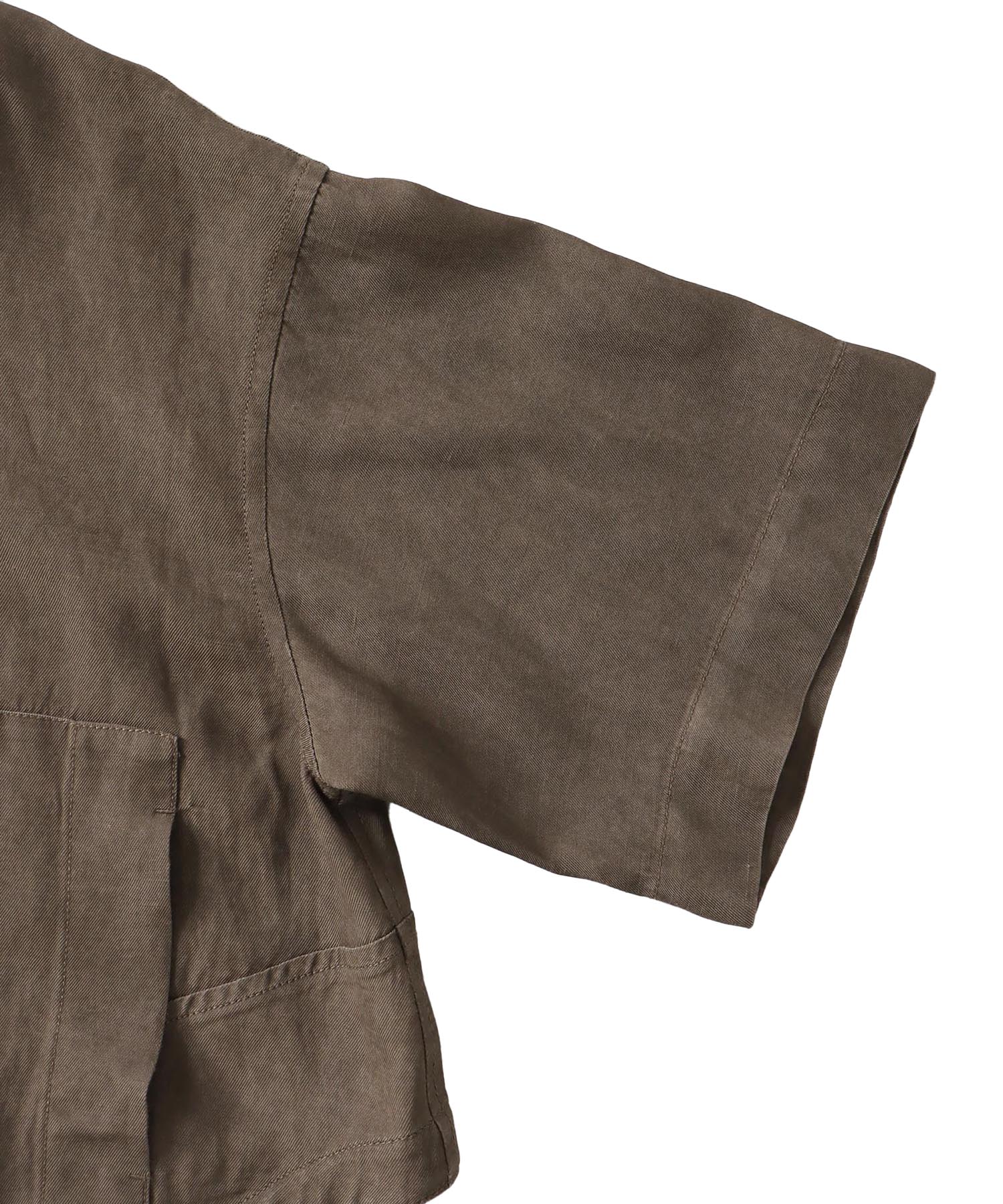 viscorse linen twill short jaclet