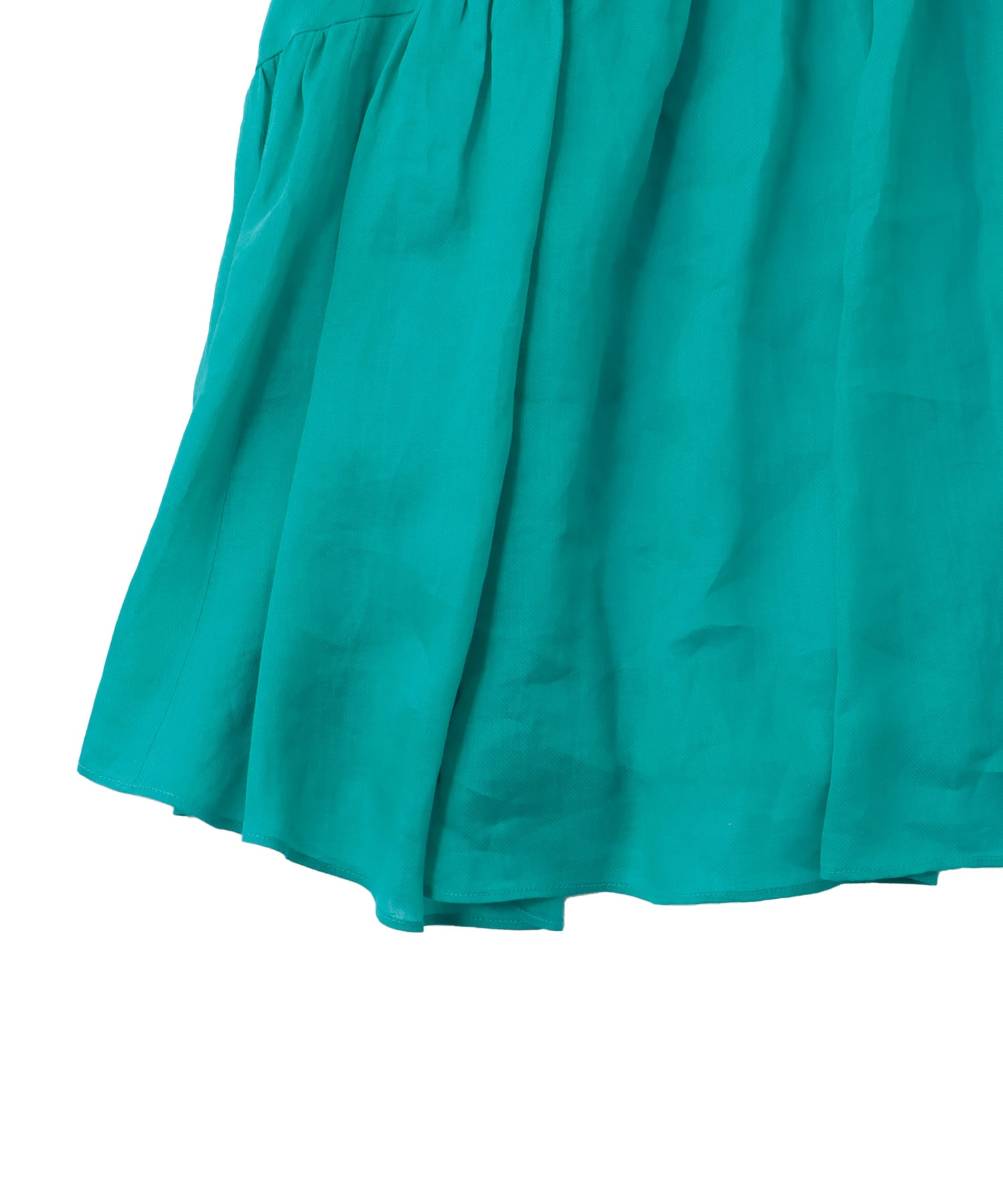 sheer linen tiered dress