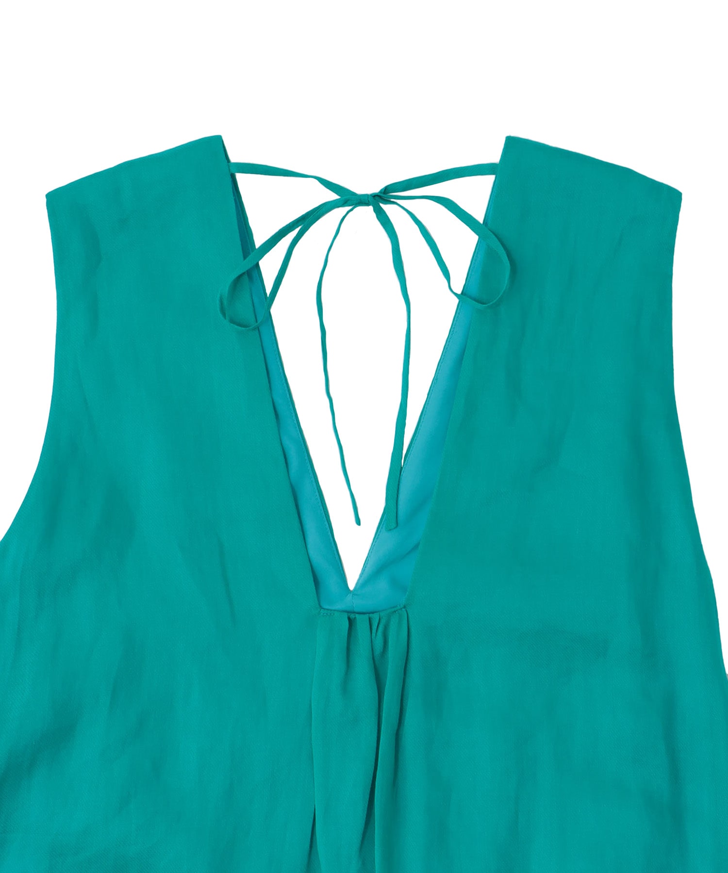 sheer linen tiered dress