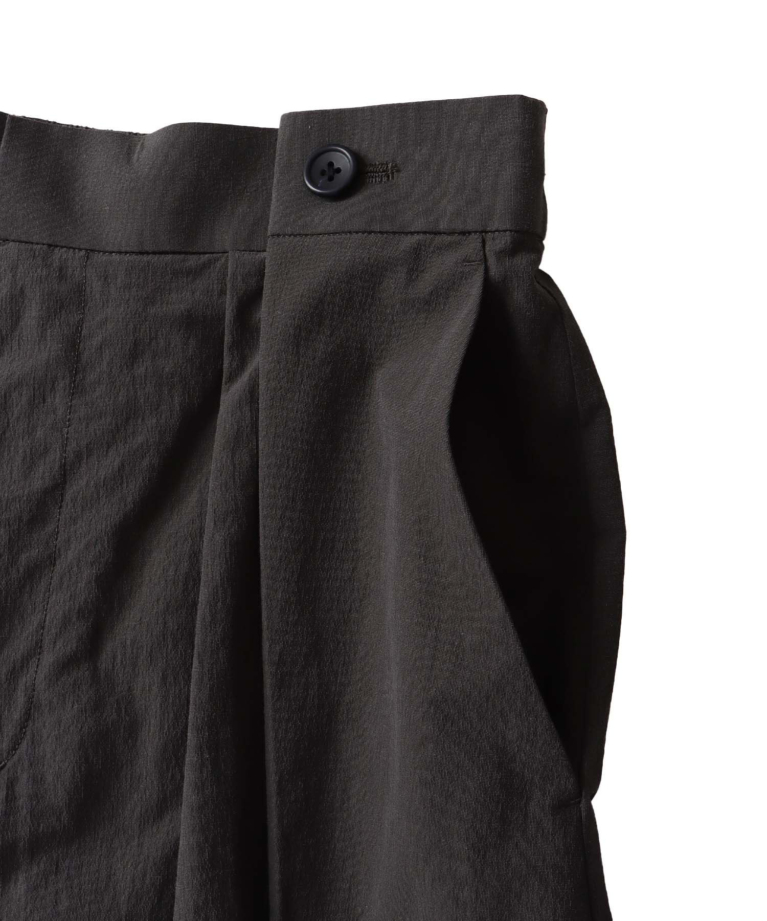 double tuck washer wide pants