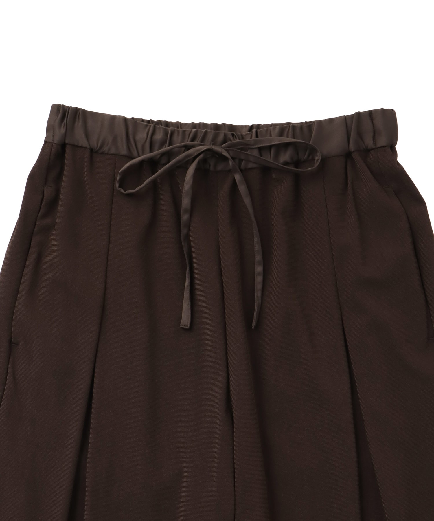 triacetate jersey carrot tuck pants