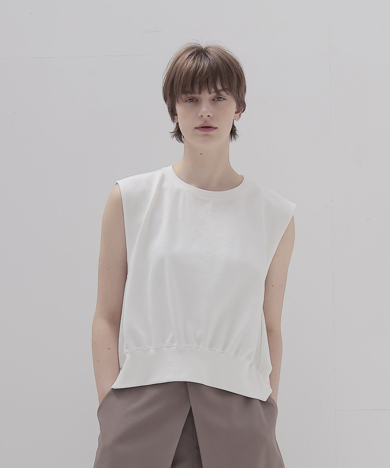 double knit loose tank