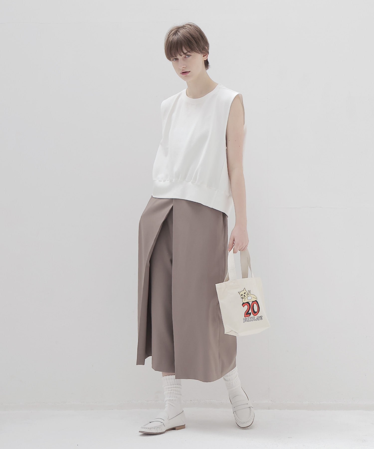 double knit loose tank