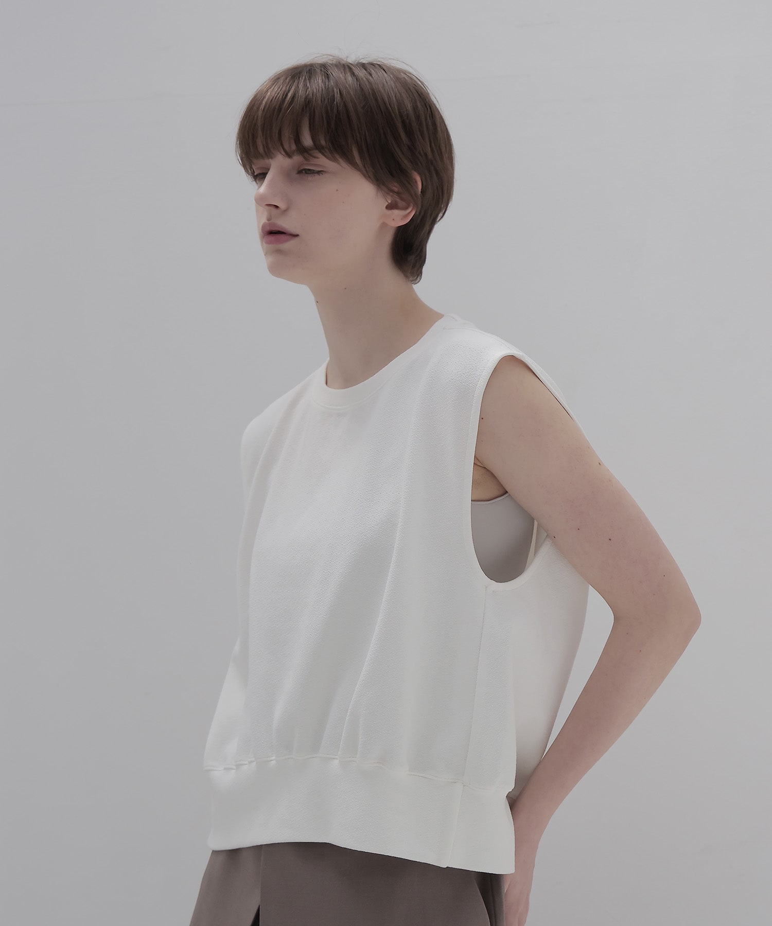 double knit loose tank