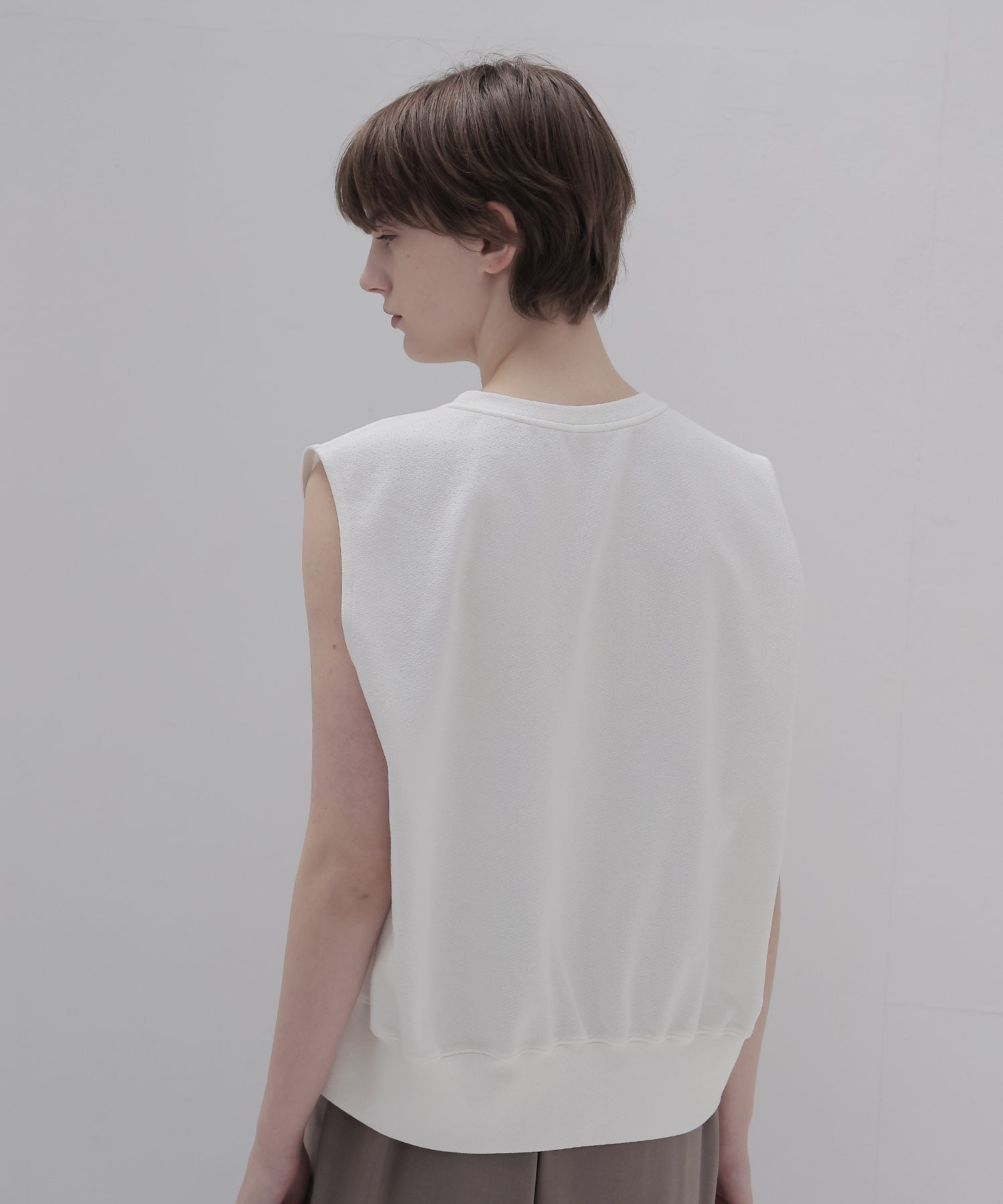double knit loose tank