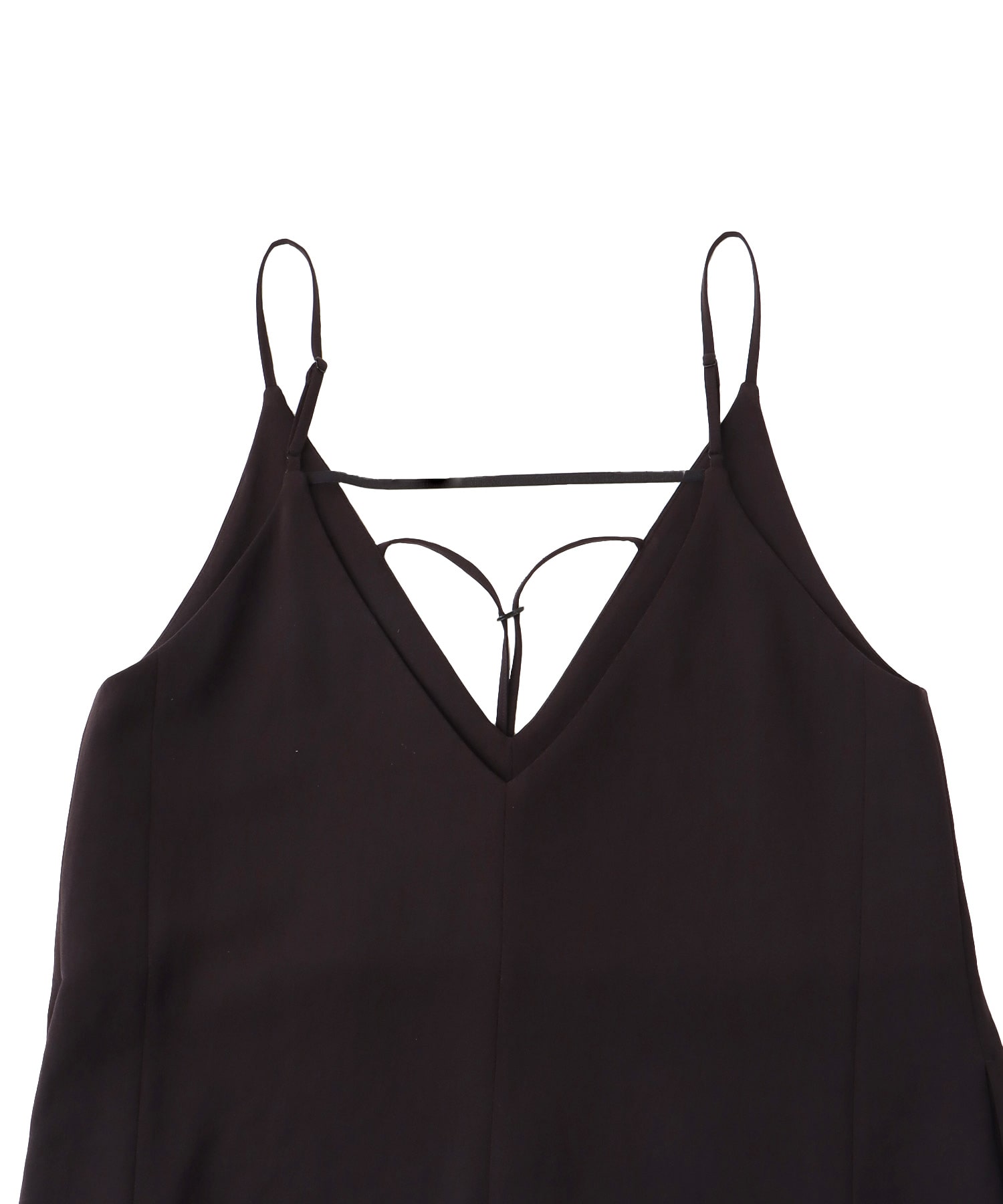 deep V cami all in one × stole set