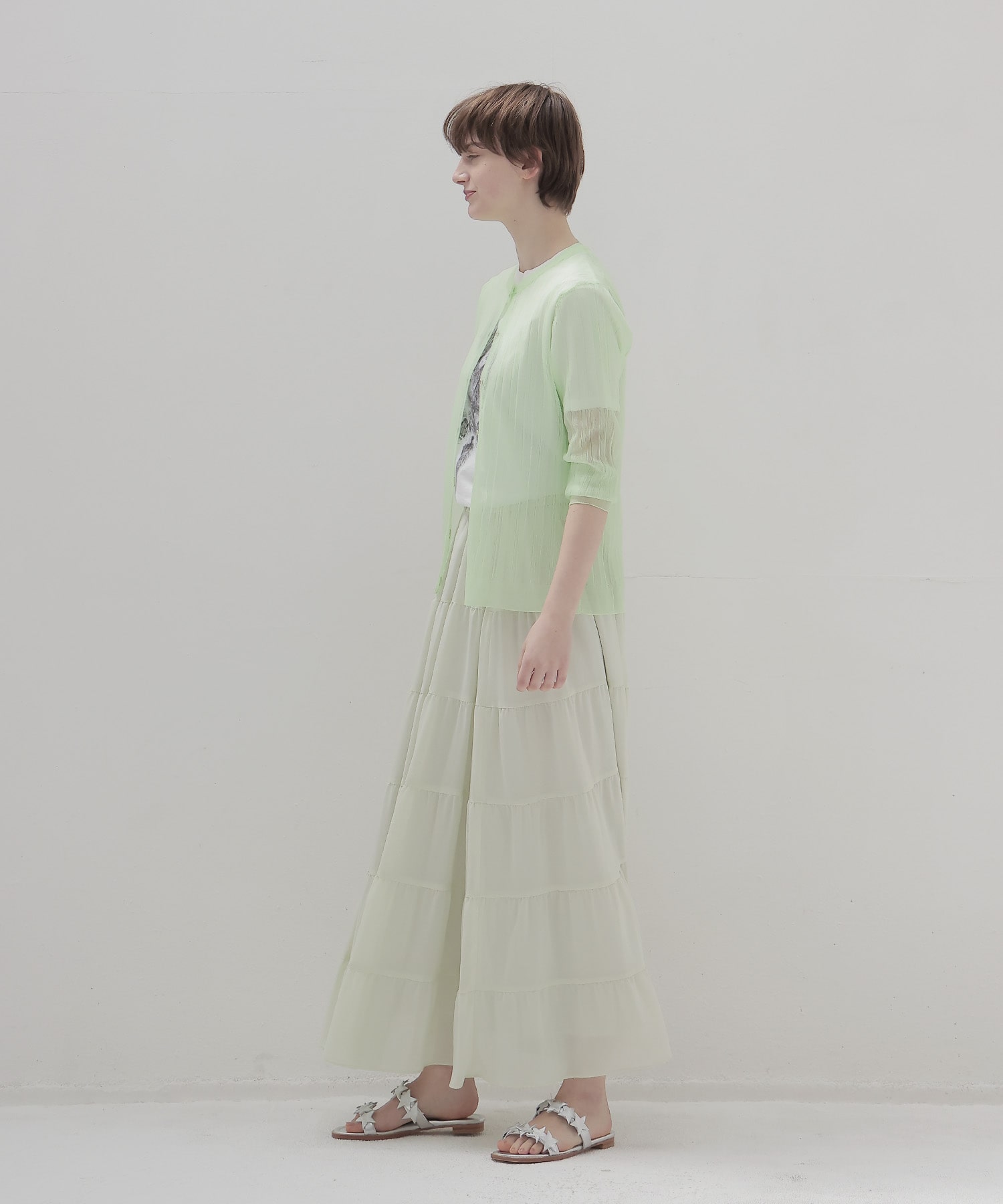 c/cu tiered skirt
