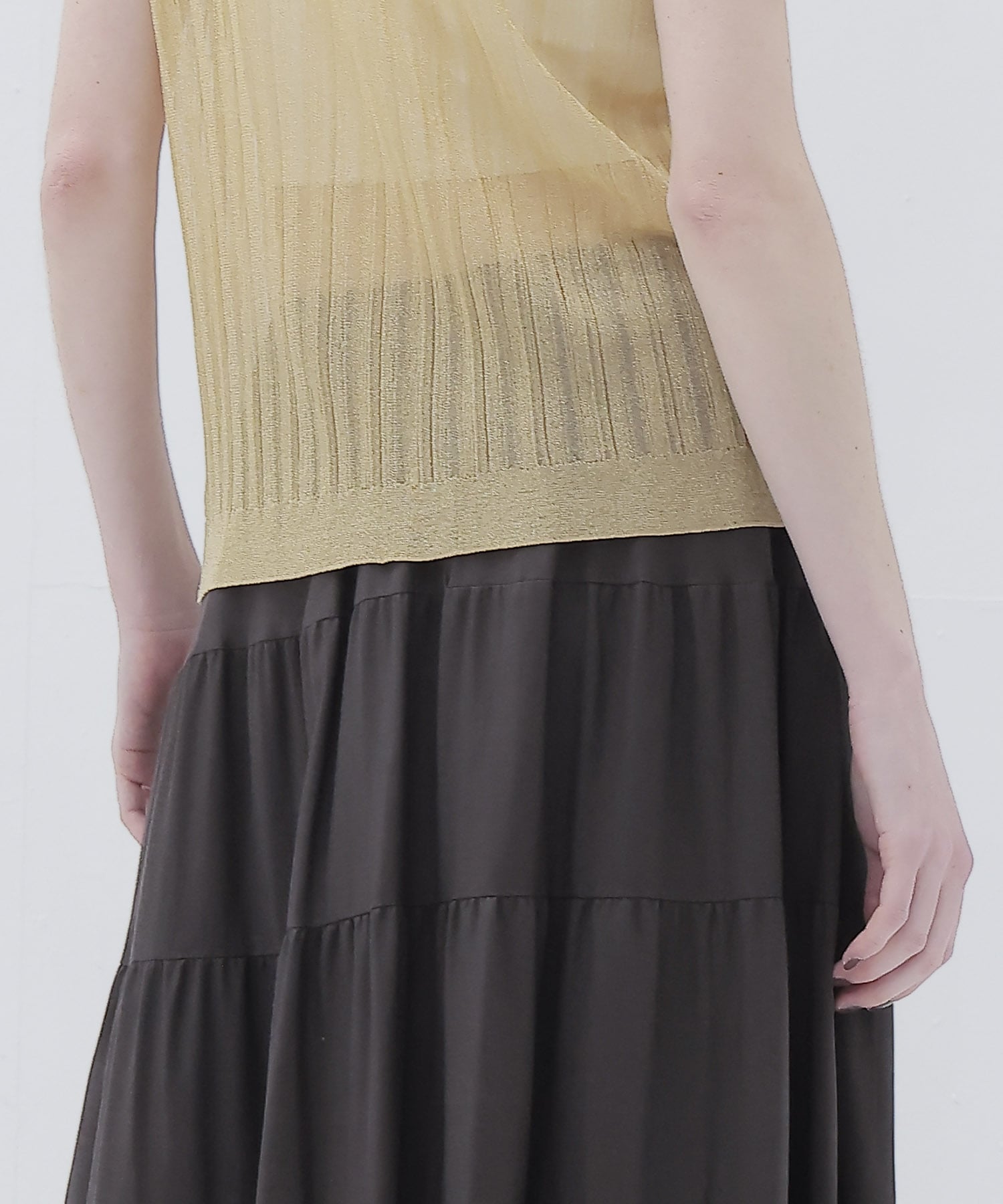 c/cu tiered skirt