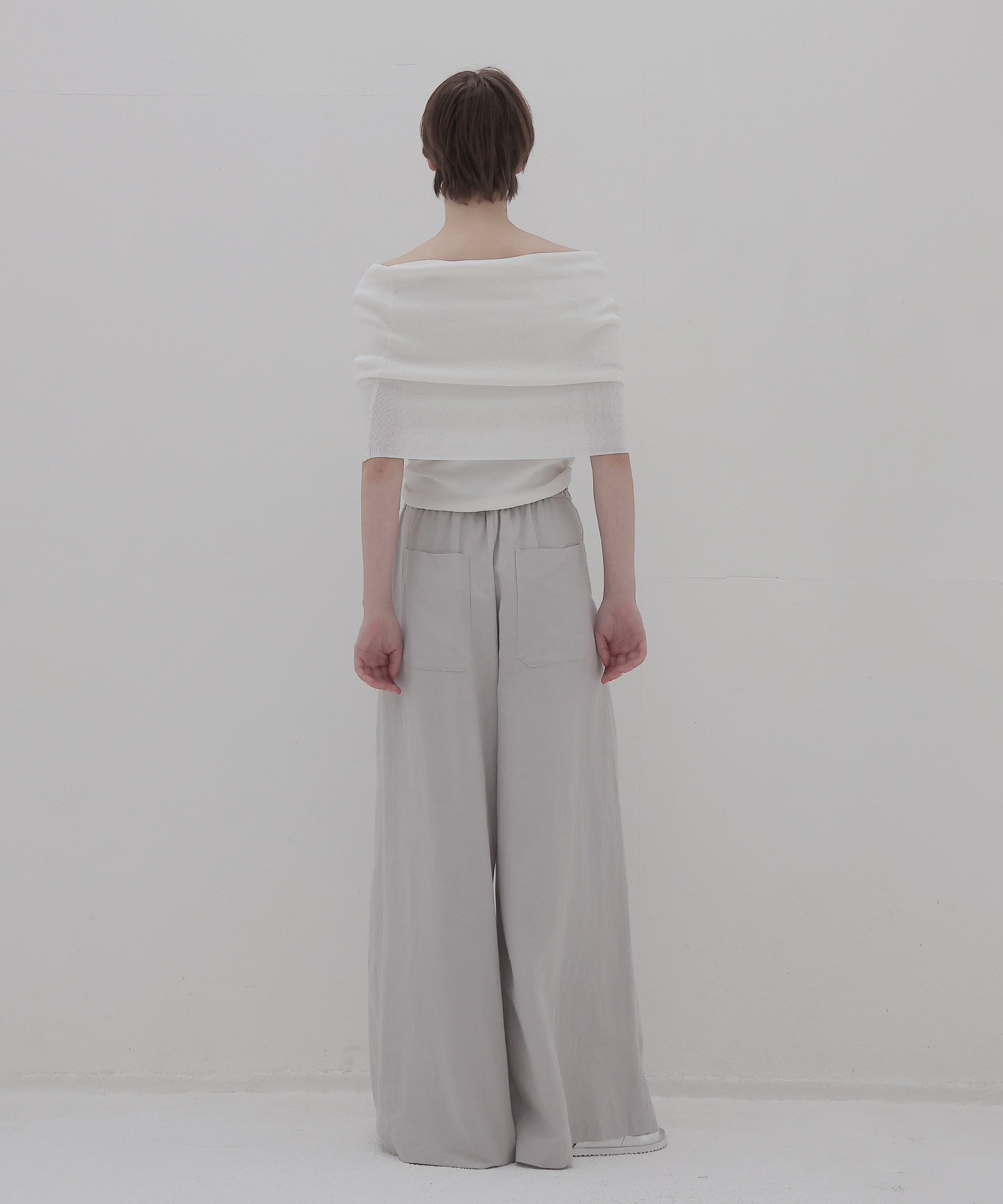 vis/li pleats tuck wide pants