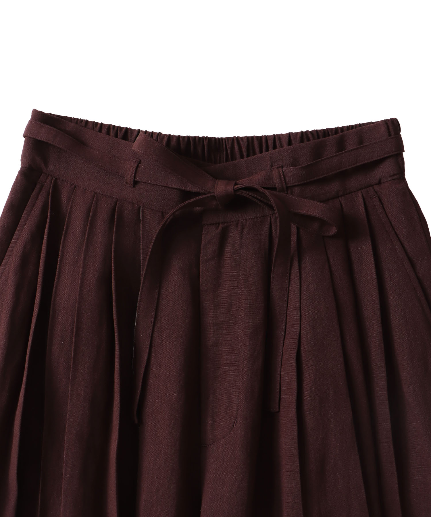 vis/li pleats tuck wide pants