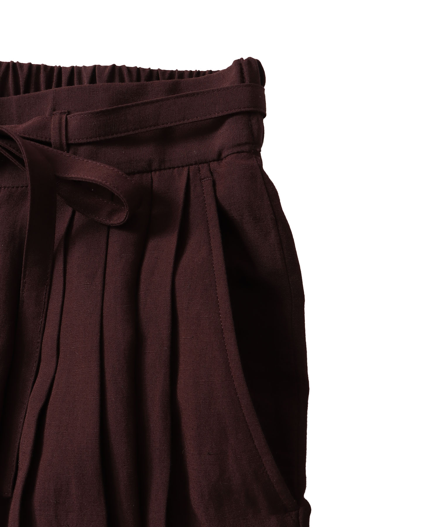 vis/li pleats tuck wide pants