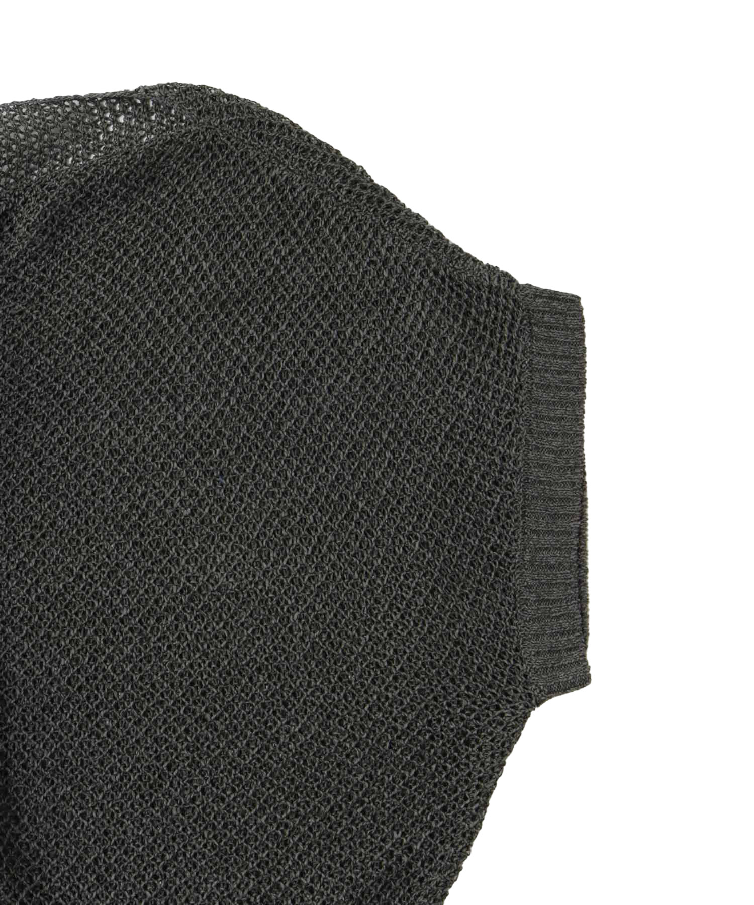 paper yarn 2way dolman pullover