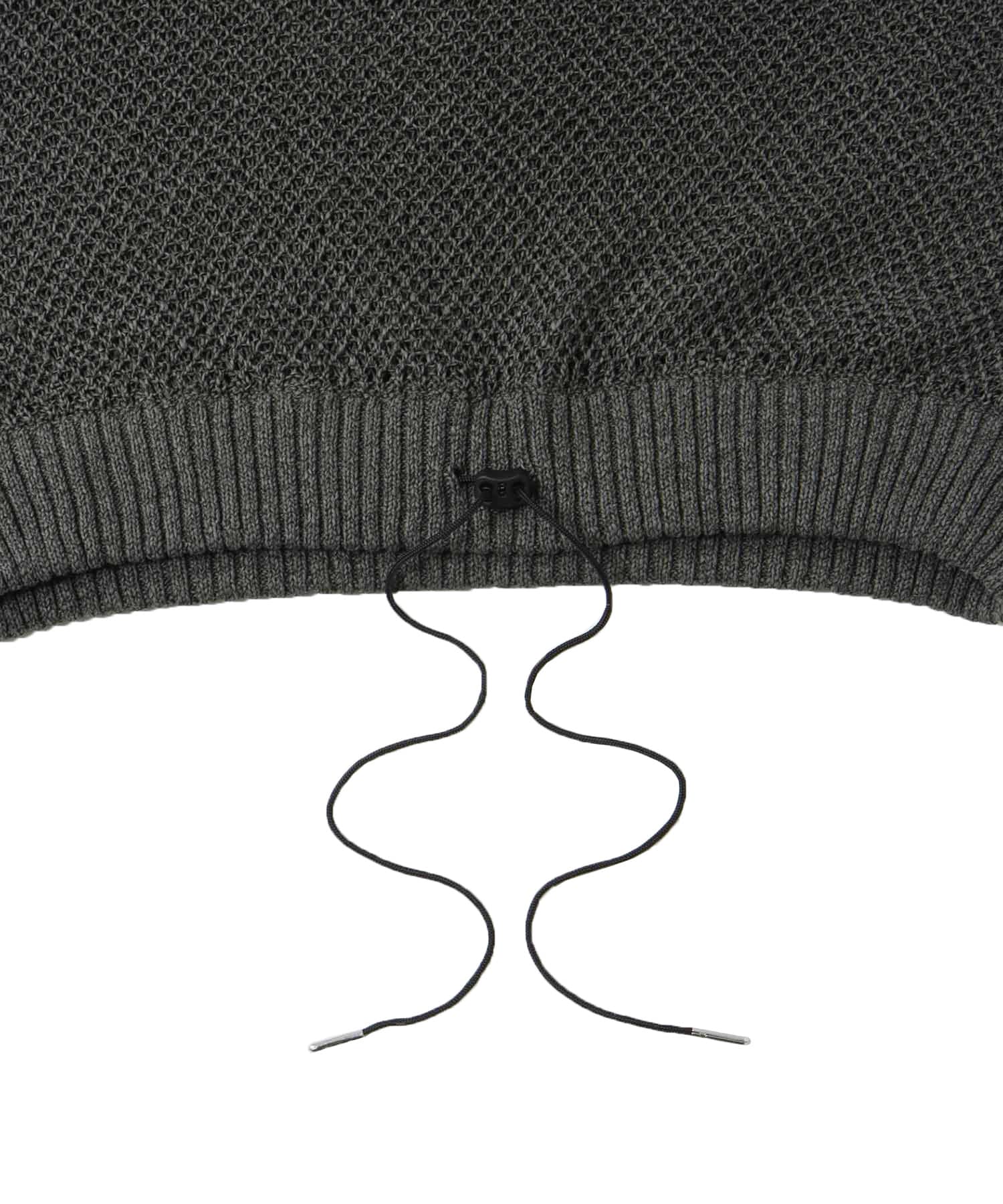 paper yarn 2way dolman pullover