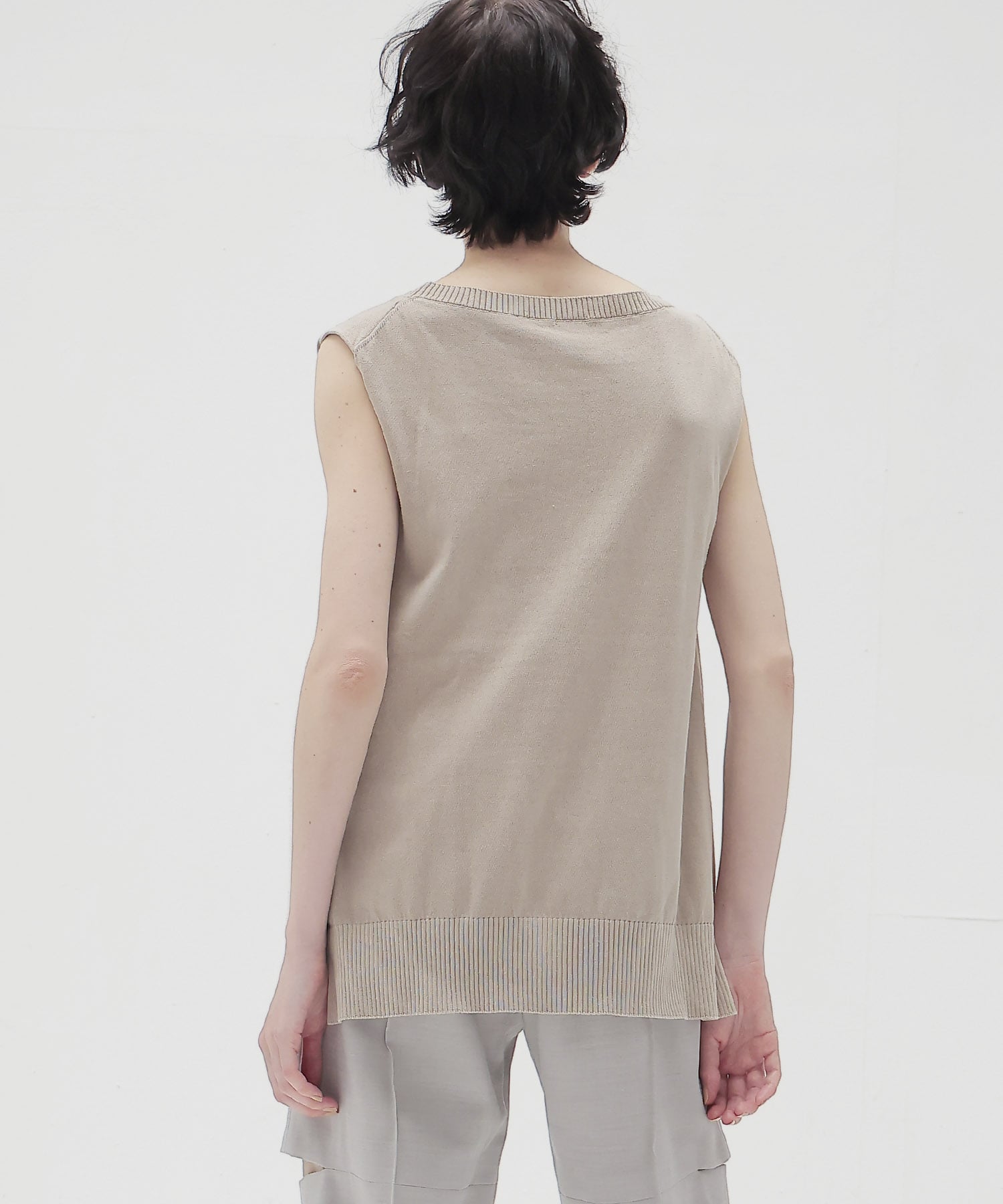 stone wash knit tank