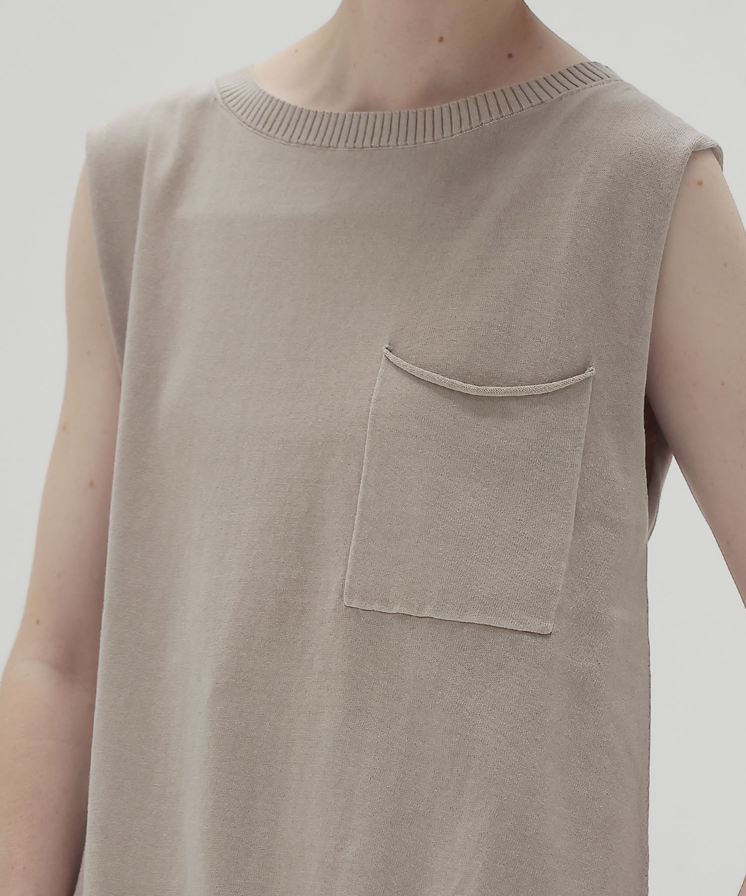 stone wash knit tank
