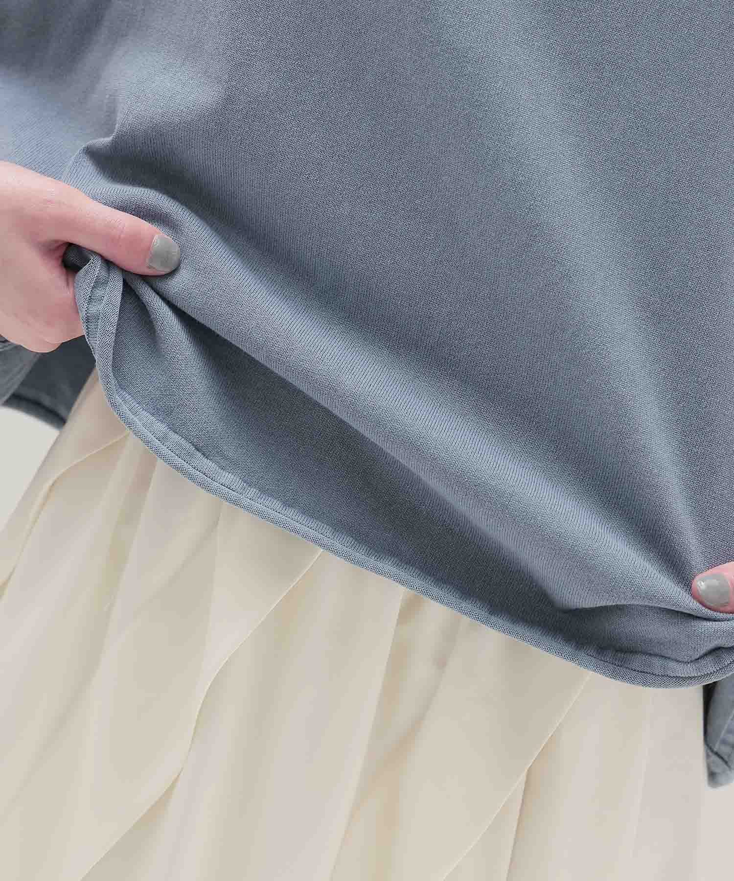 stone wash over sleeveless pull