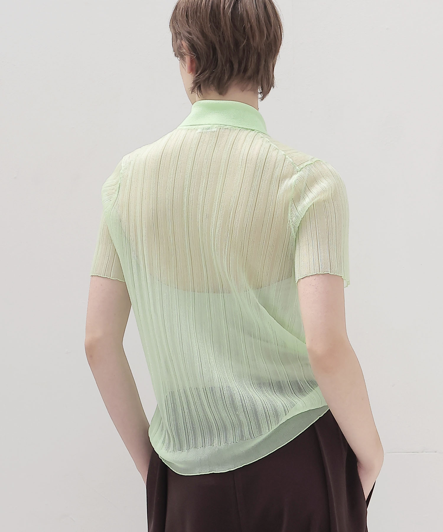 sheer random rib POLO