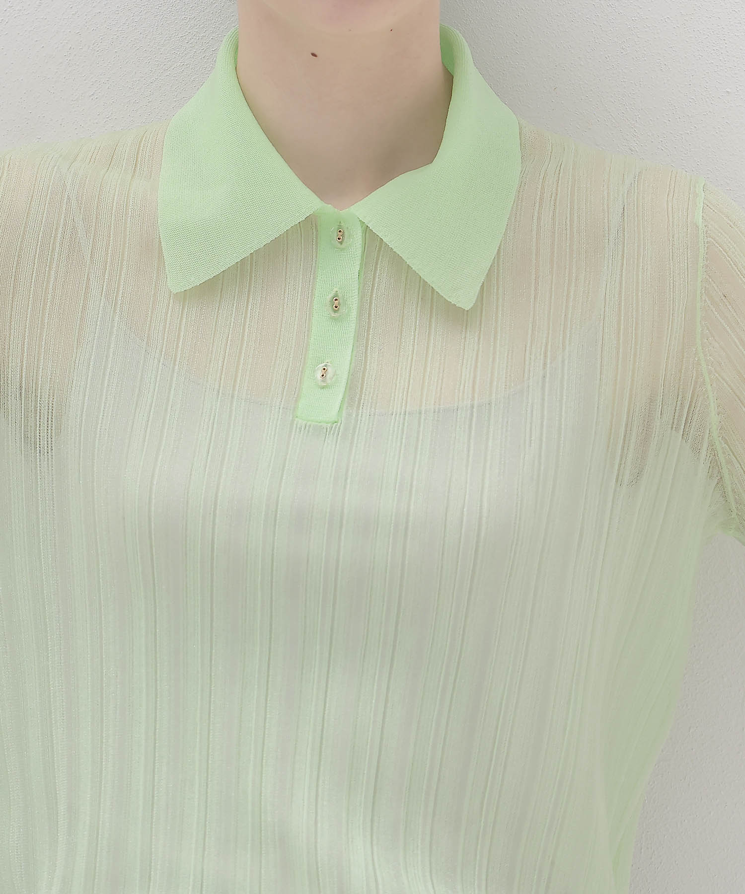 sheer random rib POLO
