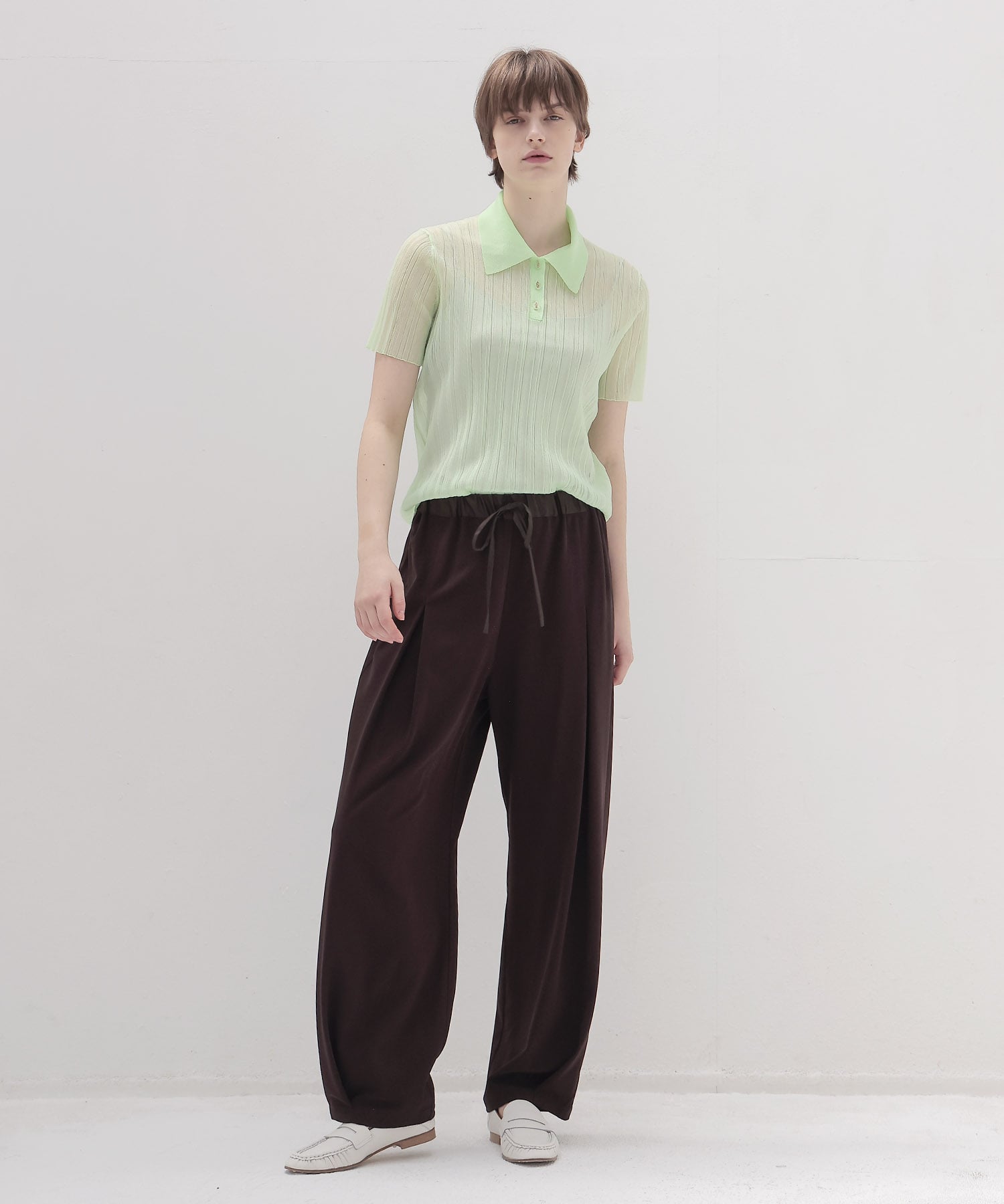 sheer random rib POLO