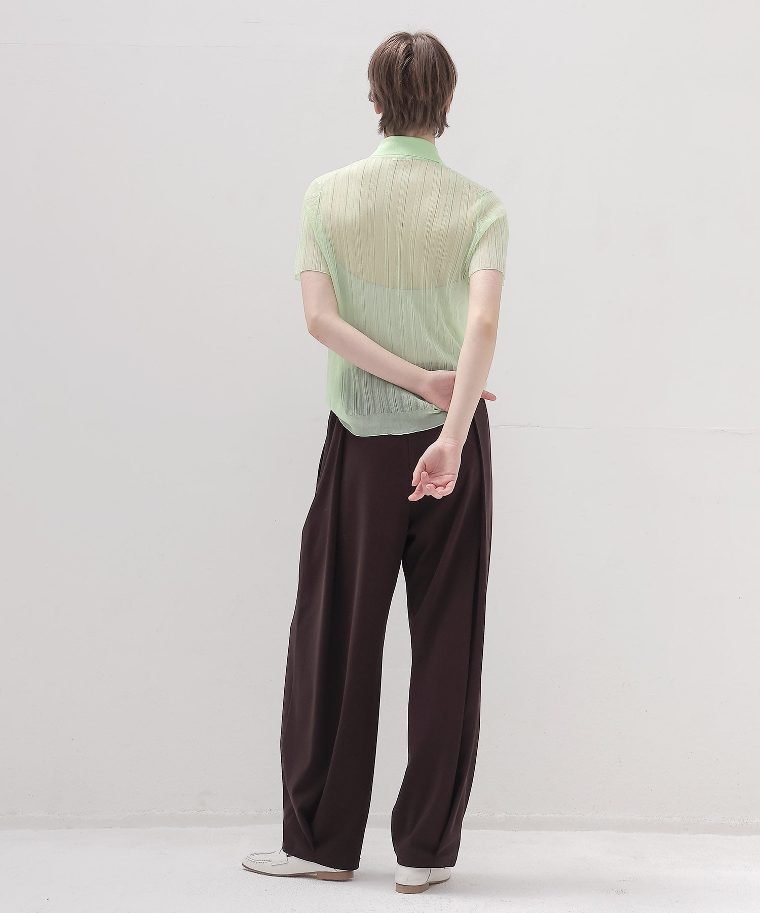 sheer random rib POLO