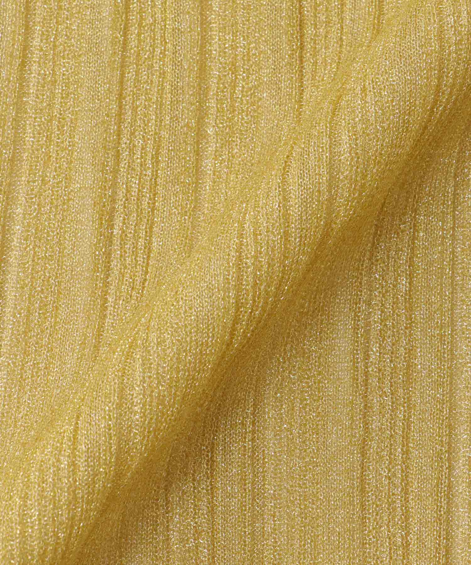 shiny sheer random rib POLO