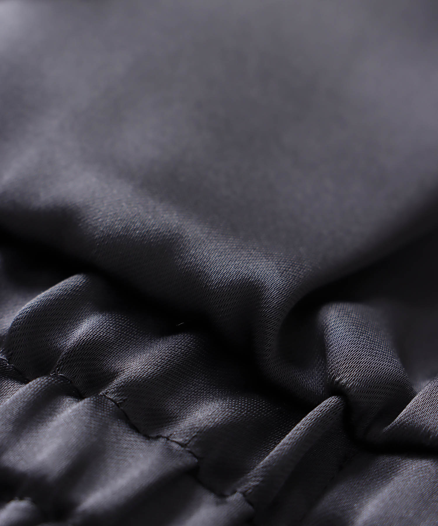 glossy satin MA-1 vest