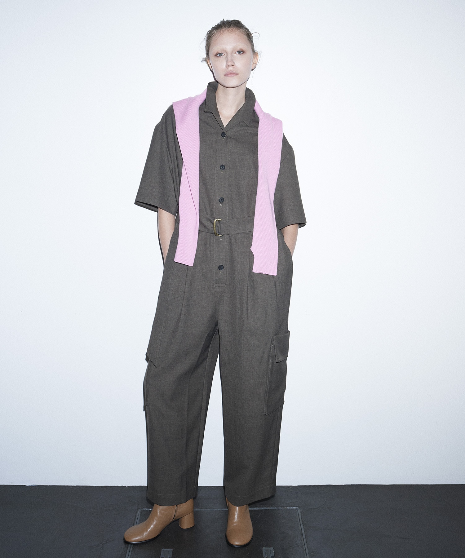 classical utility jump suit