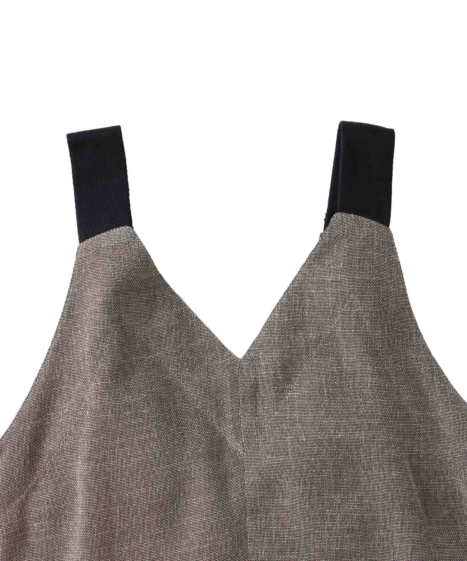 melange mesh relaxy flare dress