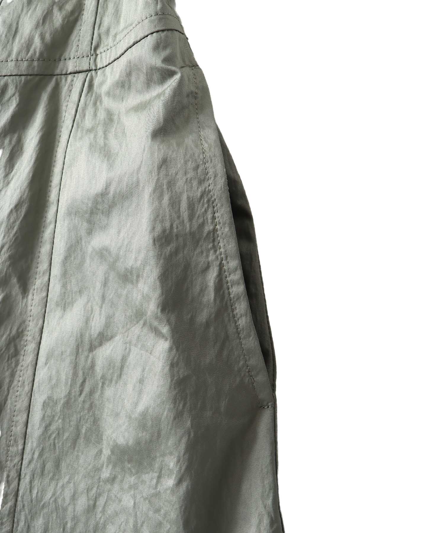 fit & flare panel long skirt