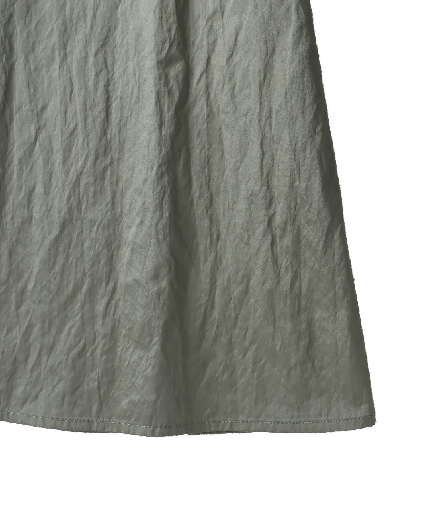 fit & flare panel long skirt
