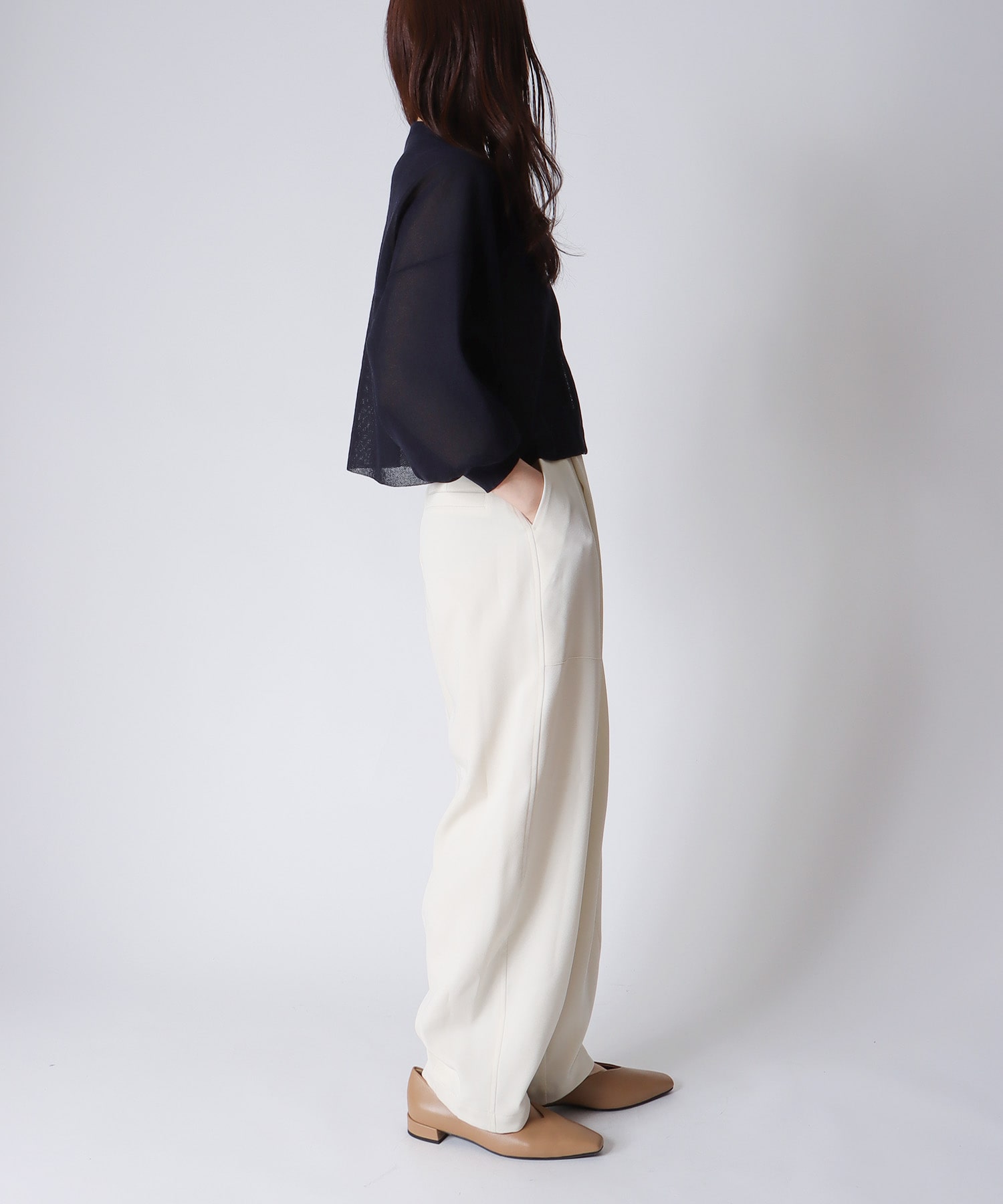 ALLONGE sheer cardigan