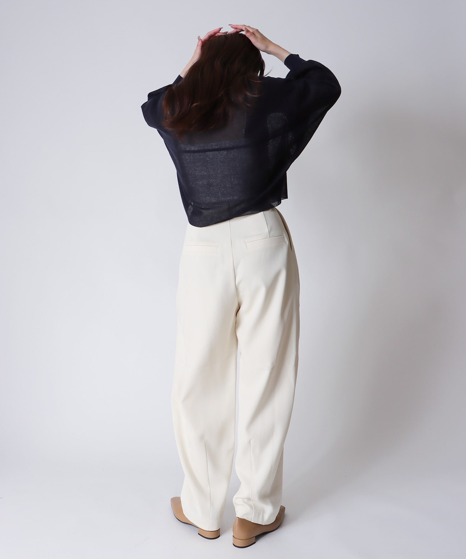 ALLONGE sheer cardigan