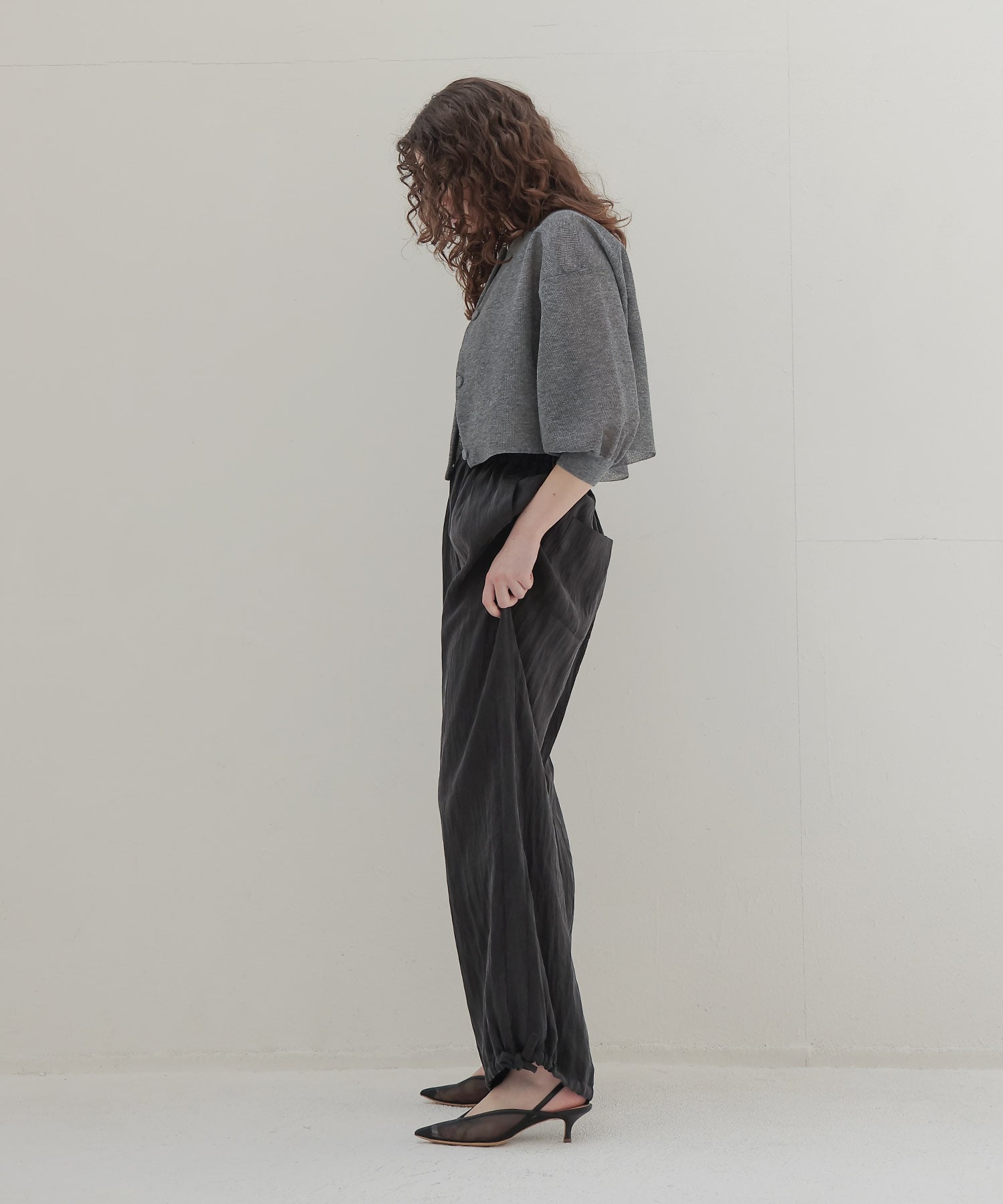 ALLONGE sheer cardigan