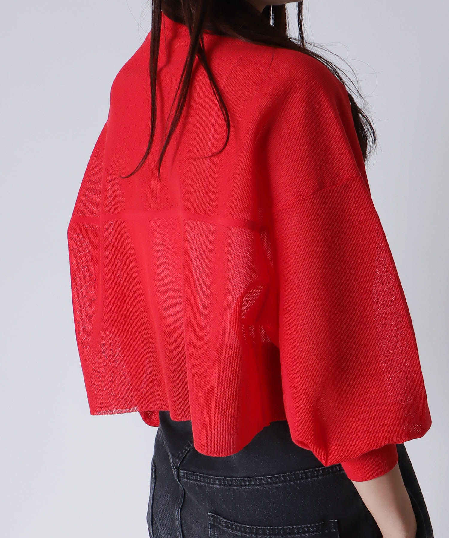 ALLONGE sheer cardigan