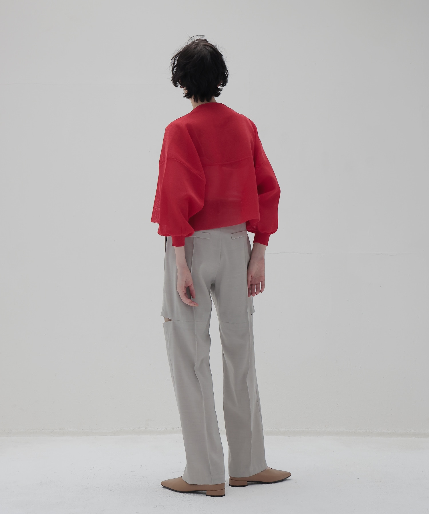 ALLONGE sheer cardigan