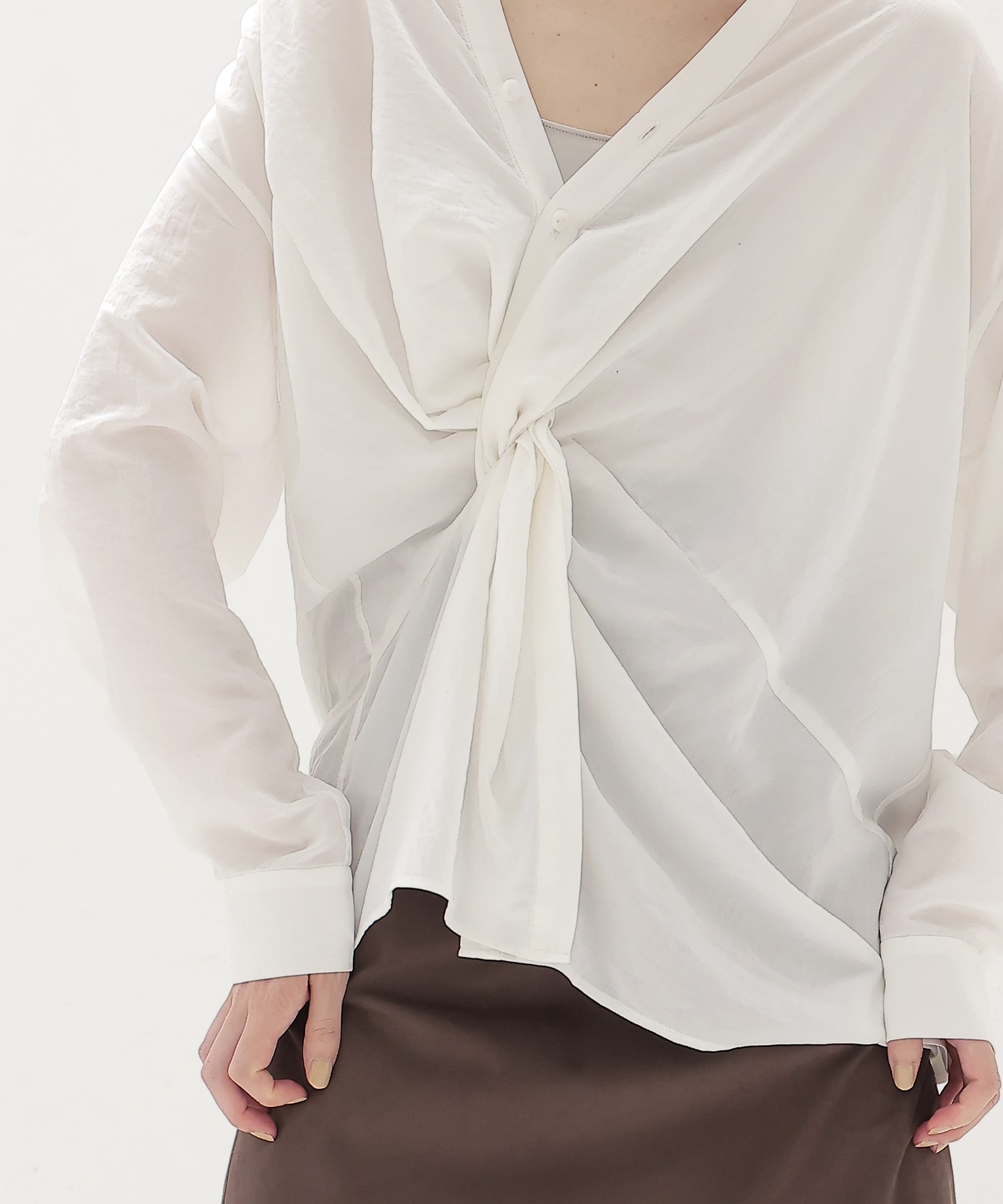 twist asymmetry shirts