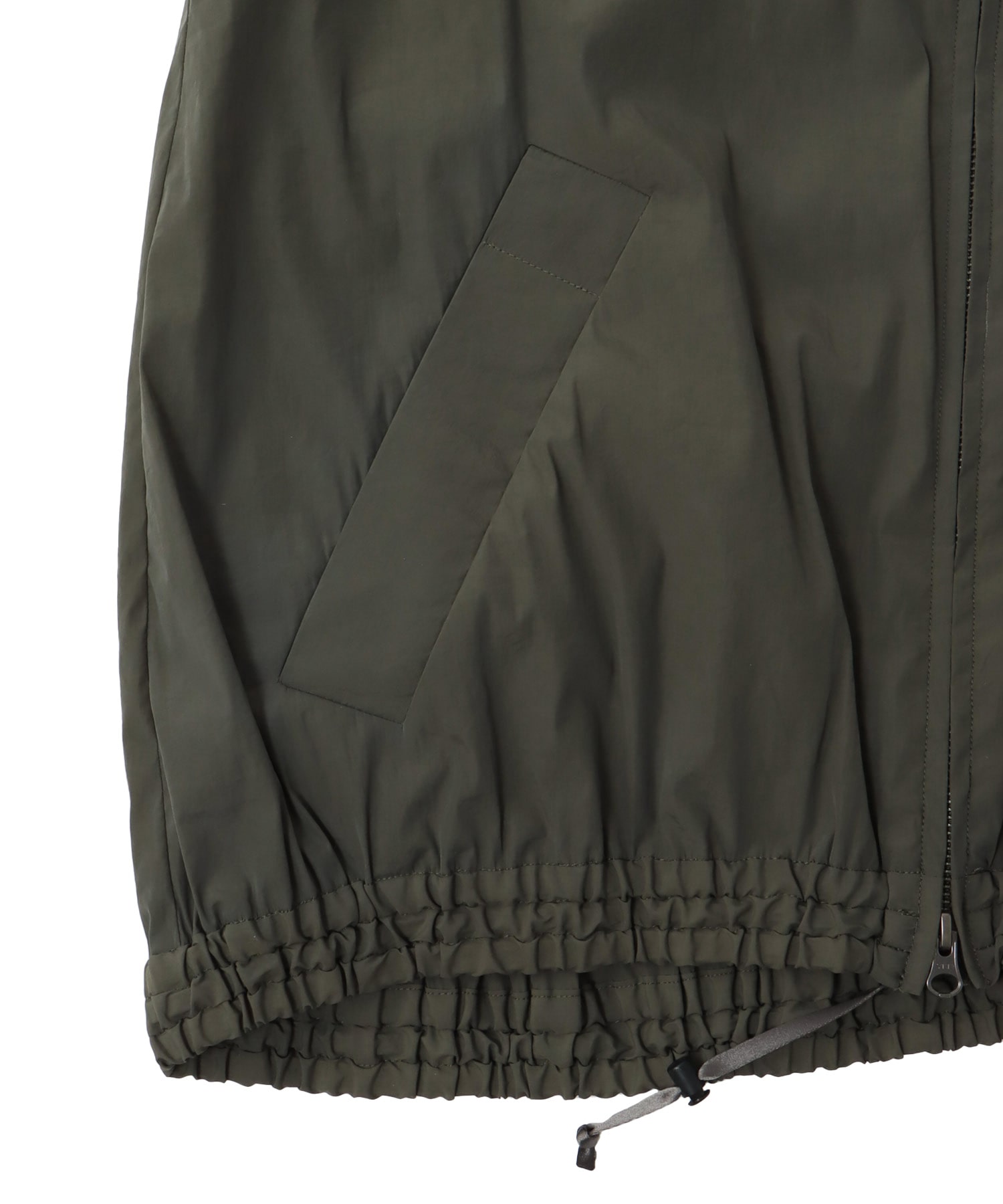 stand zip middle vest