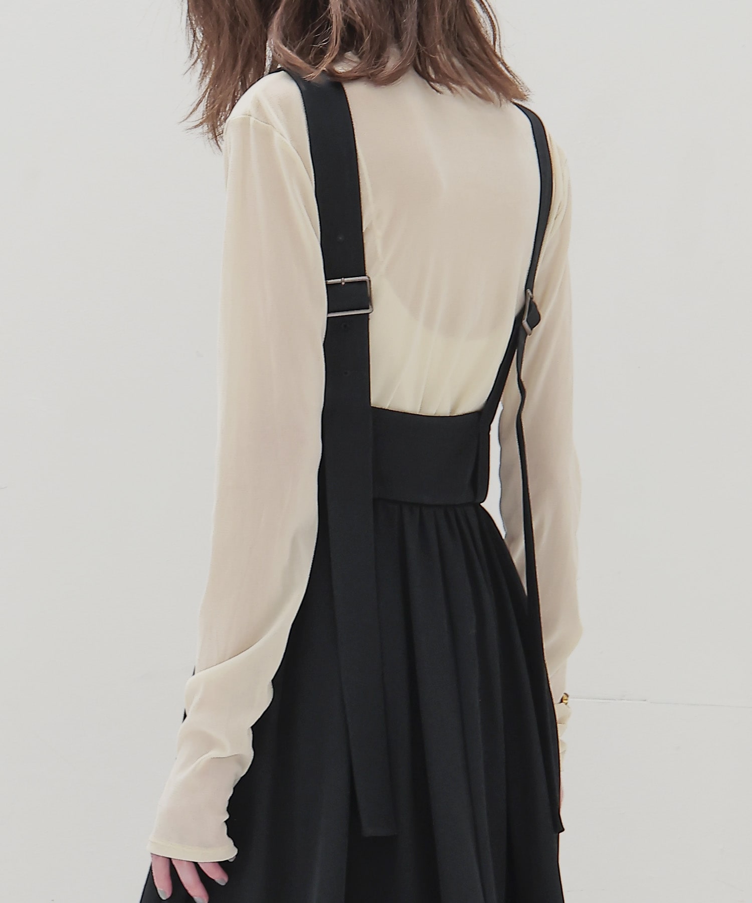 belted jumper skirt