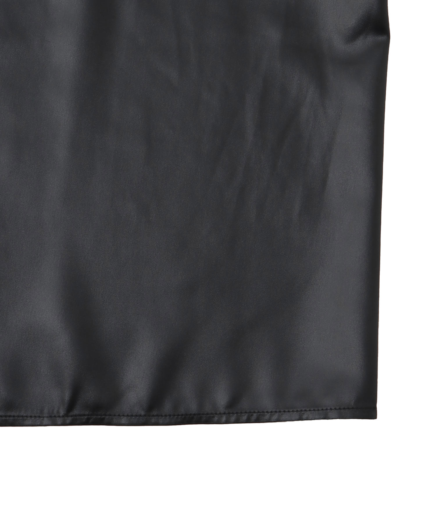 asymmetric tuck gather skirt
