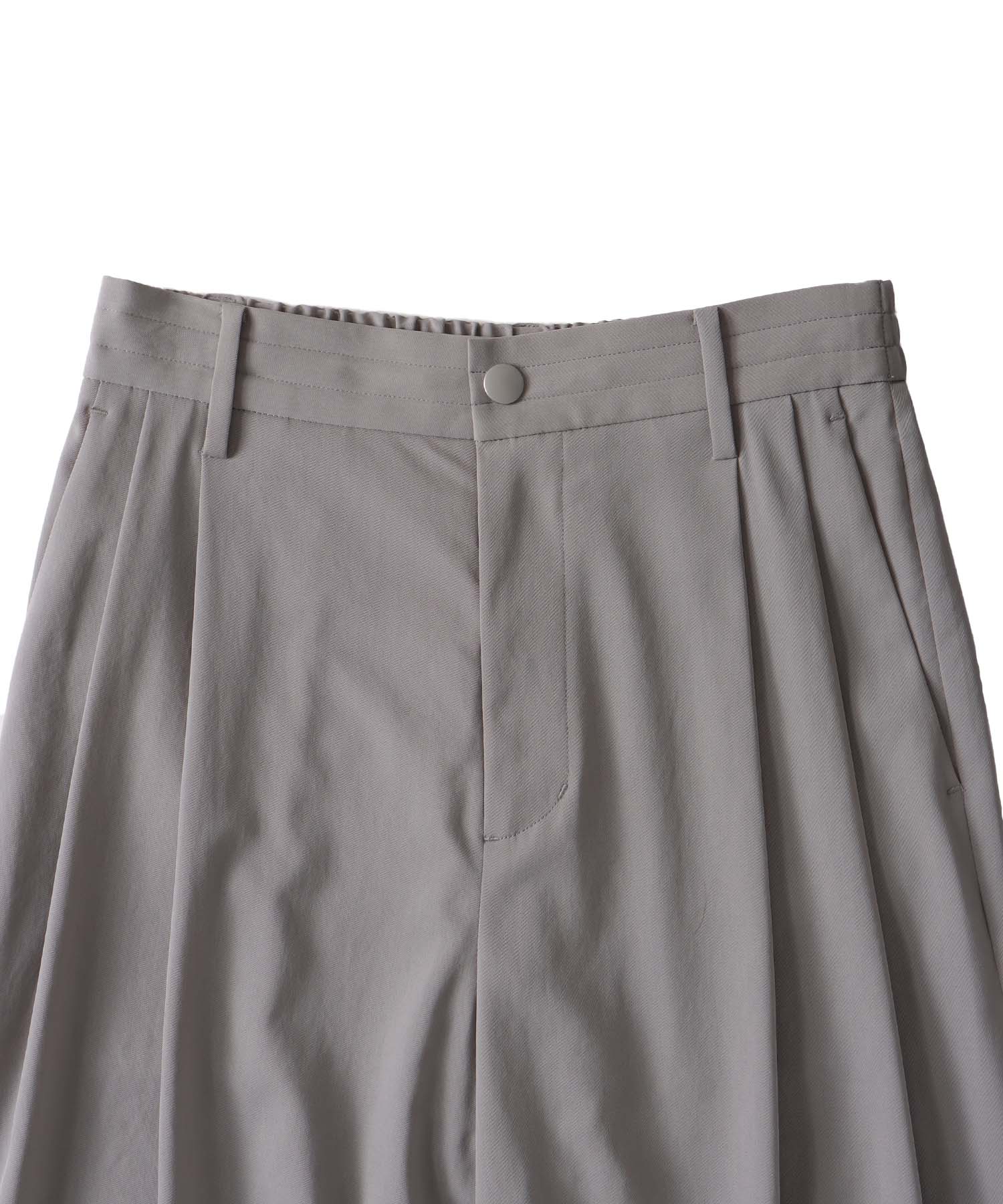 chambray effortless wide pants