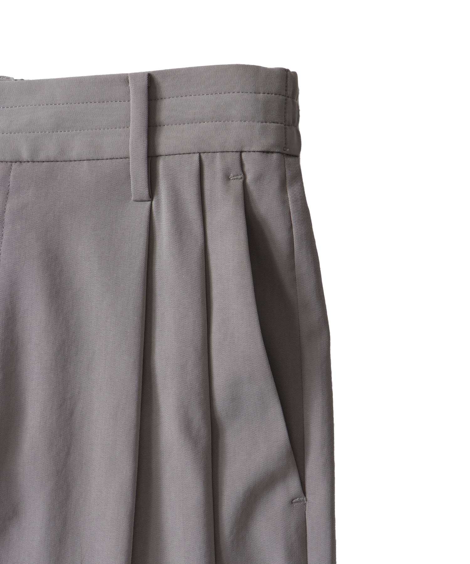 chambray effortless wide pants