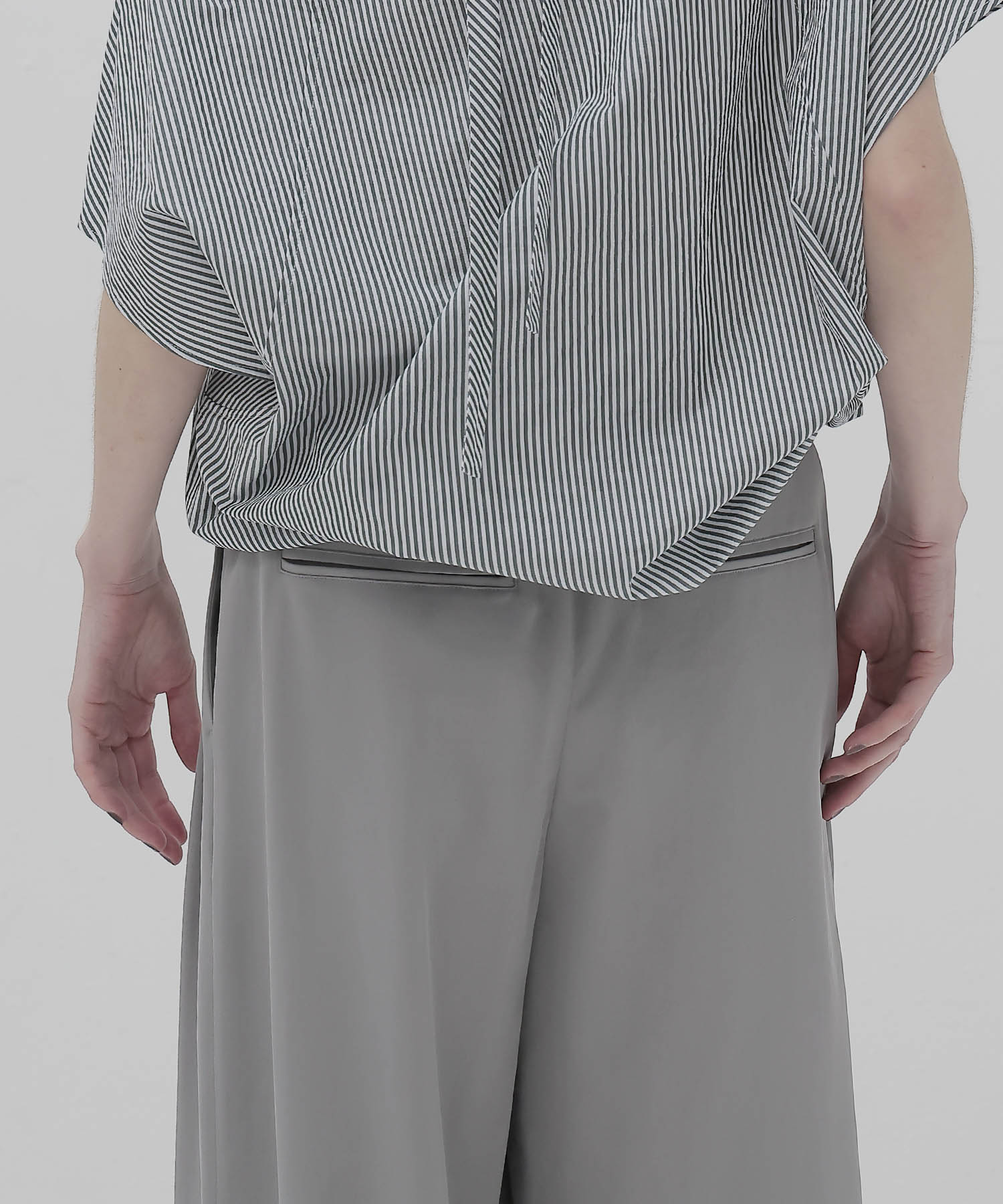 chambray effortless wide pants