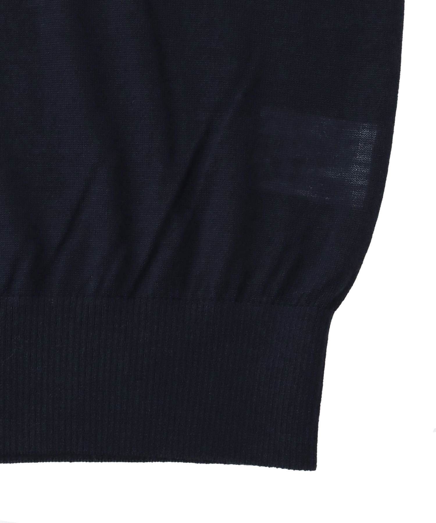 18G soft sheer mockneck pull