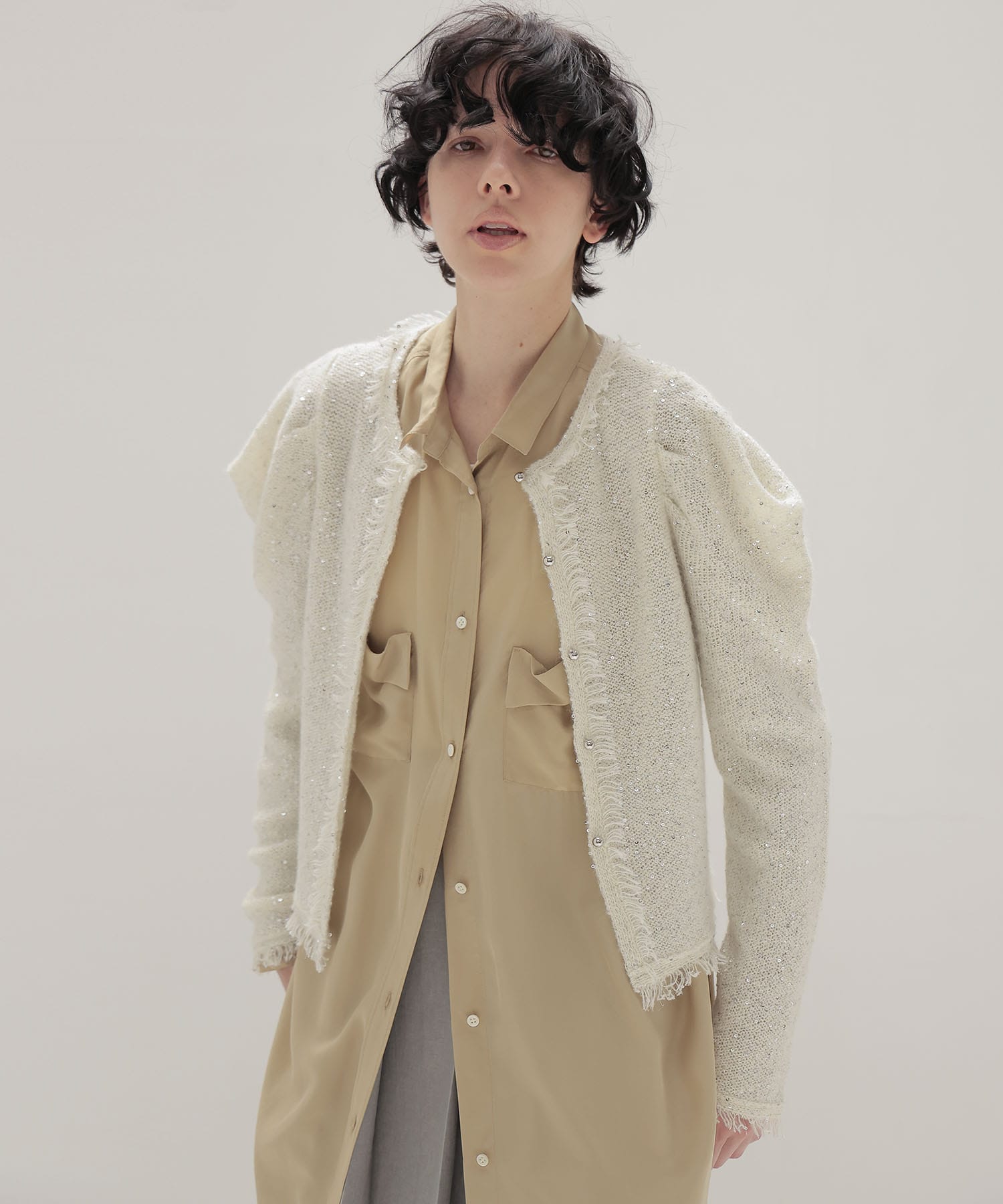 silk sand wash big shirt