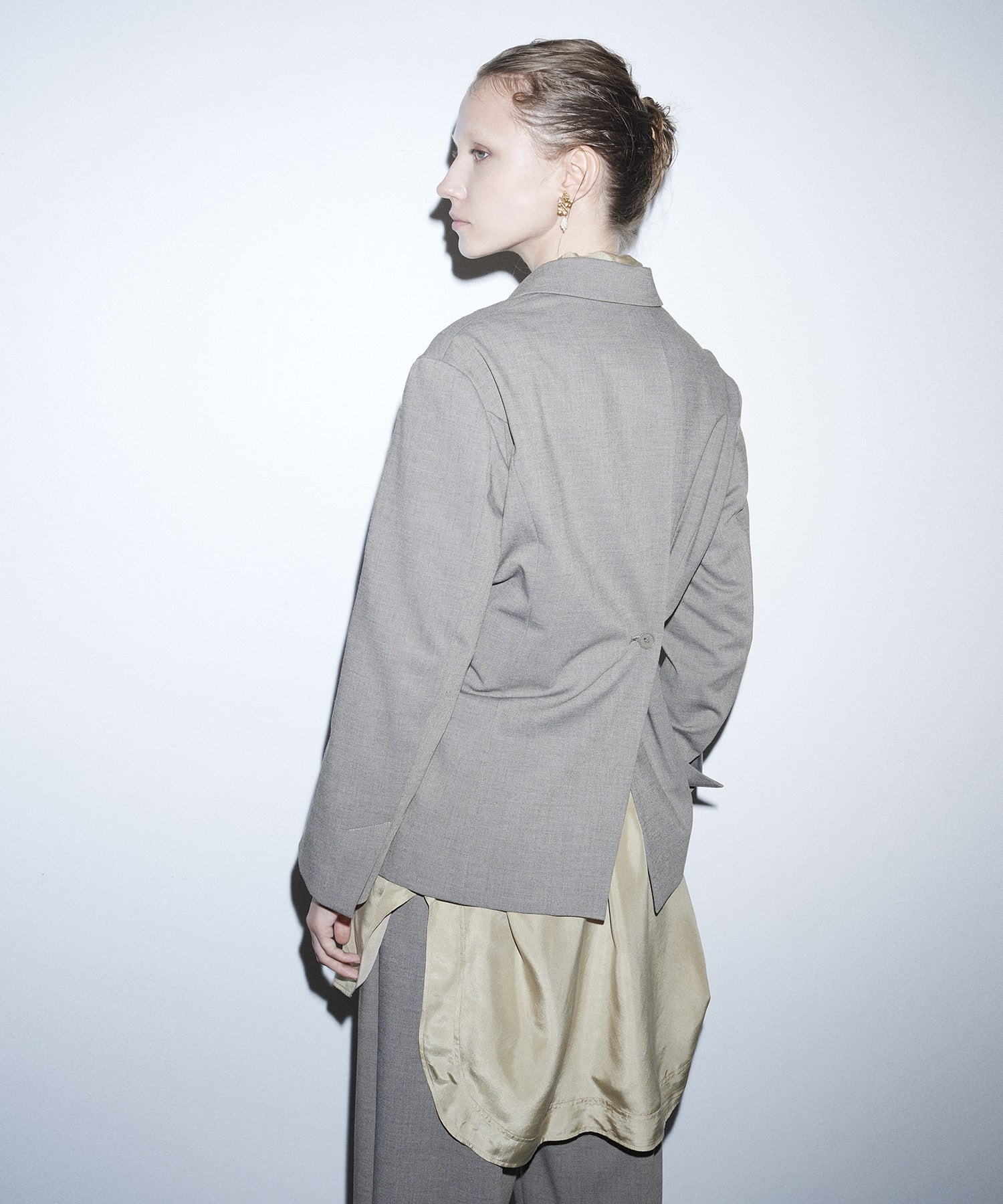 silk sand wash big shirt