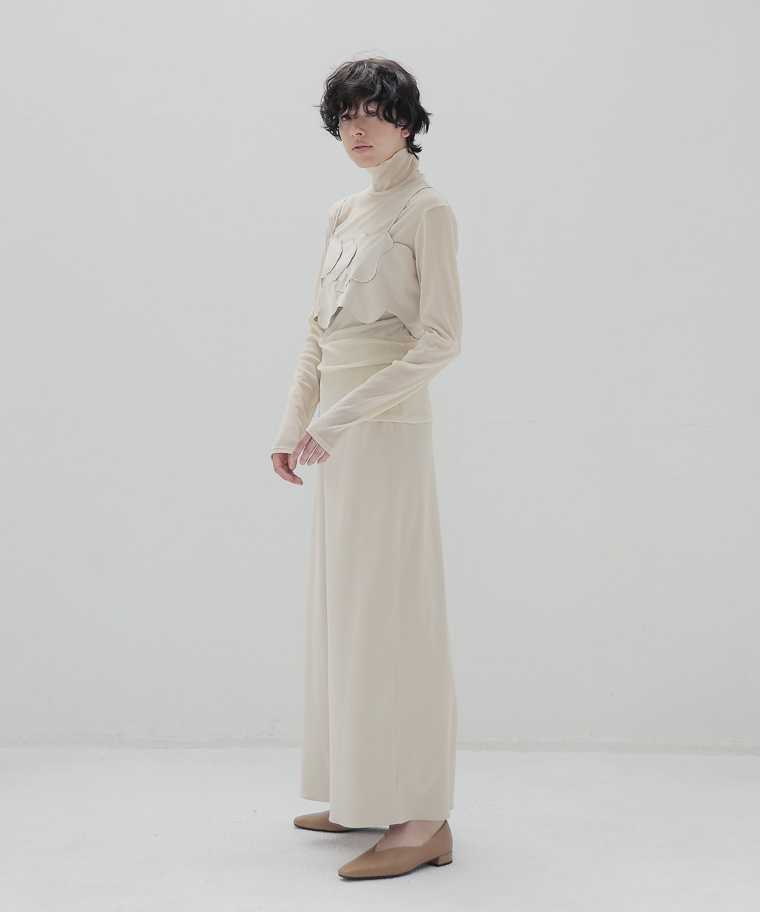 suede patchwork buistier