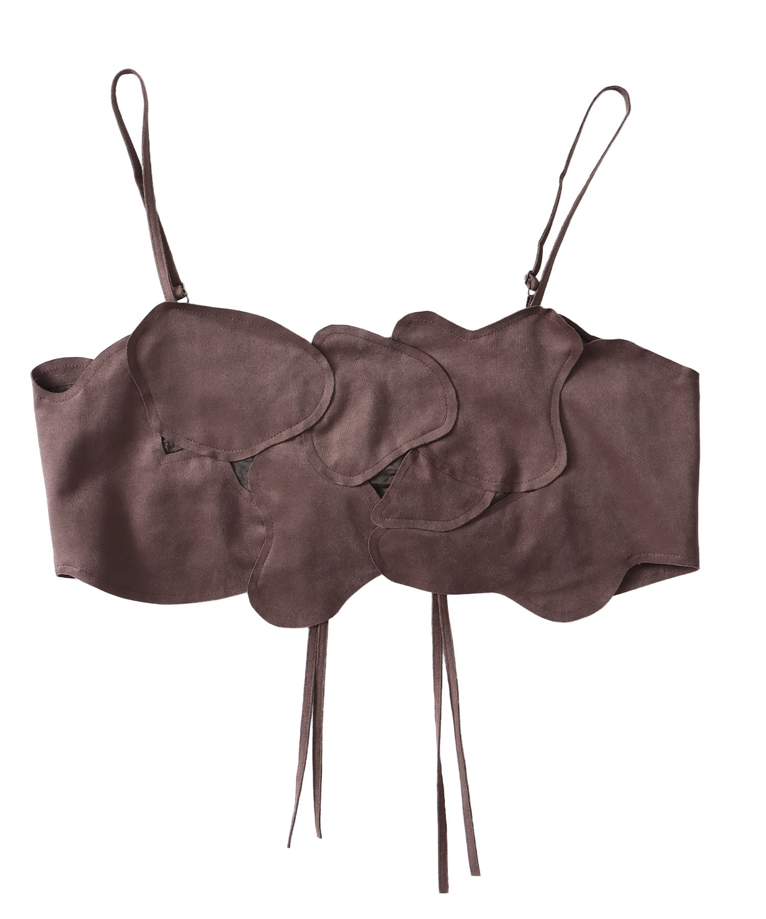 suede patchwork buistier
