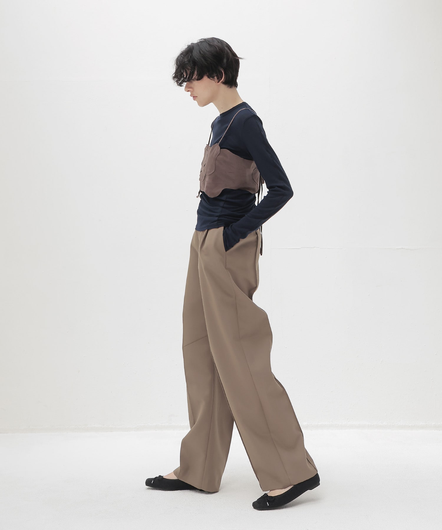 suede patchwork buistier